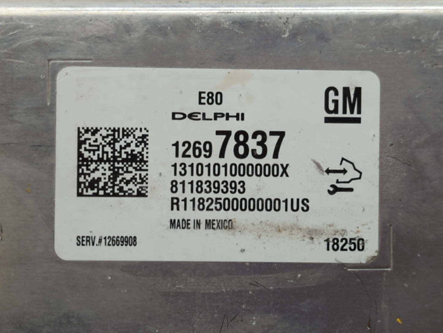 2018-2020 Chevrolet Equinox PCM Engine Control Computer ECU ECM PCU OEM P/N:12697837 12669908 Fits OEM Used Auto Parts - Oem
