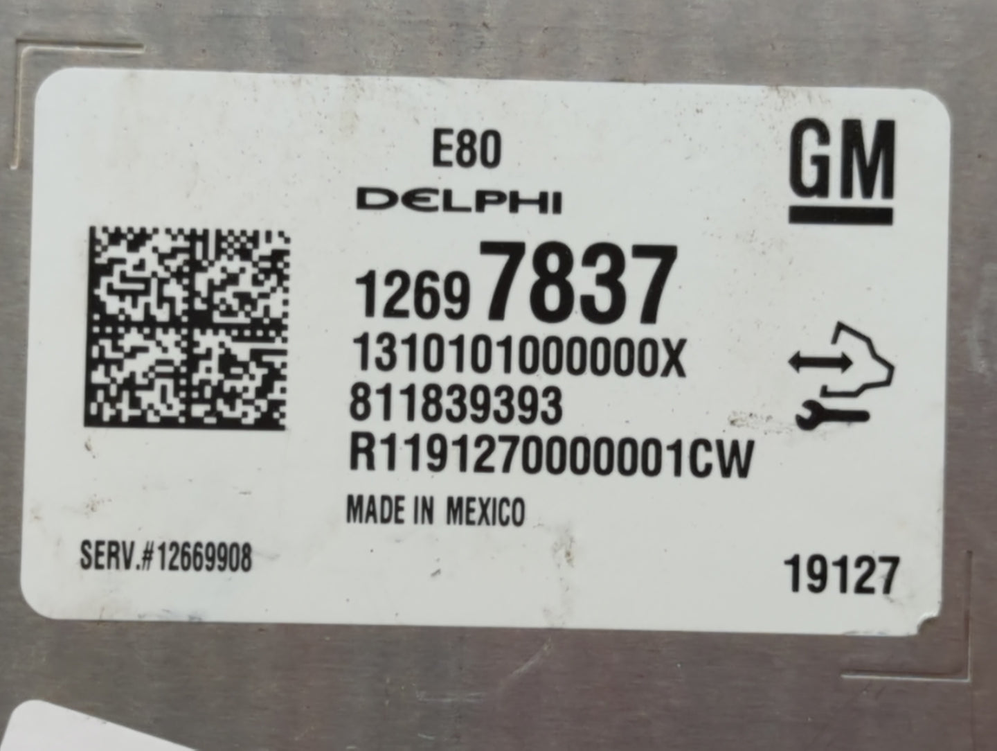 2018-2020 Chevrolet Equinox PCM Engine Control Computer ECU ECM PCU OEM P/N:12669908 12680876 Fits OEM Used Auto Parts - Oem