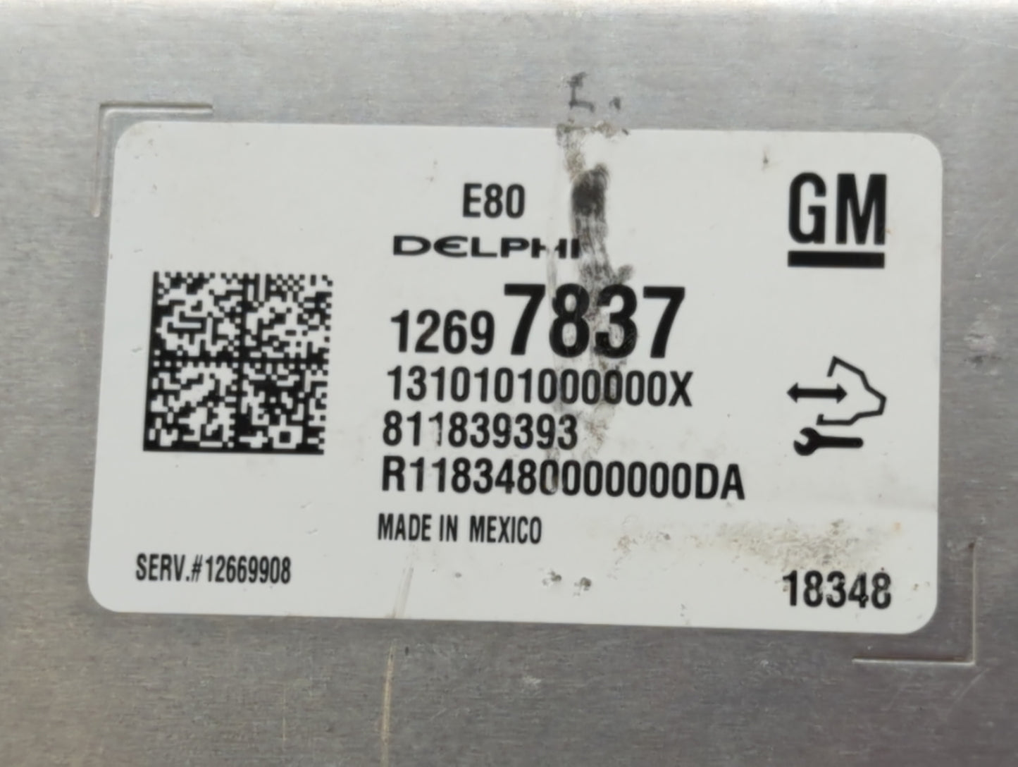 2018-2020 Chevrolet Equinox PCM Engine Control Computer ECU ECM PCU OEM P/N:12669908 12697837 Fits OEM Used Auto Parts - Oem