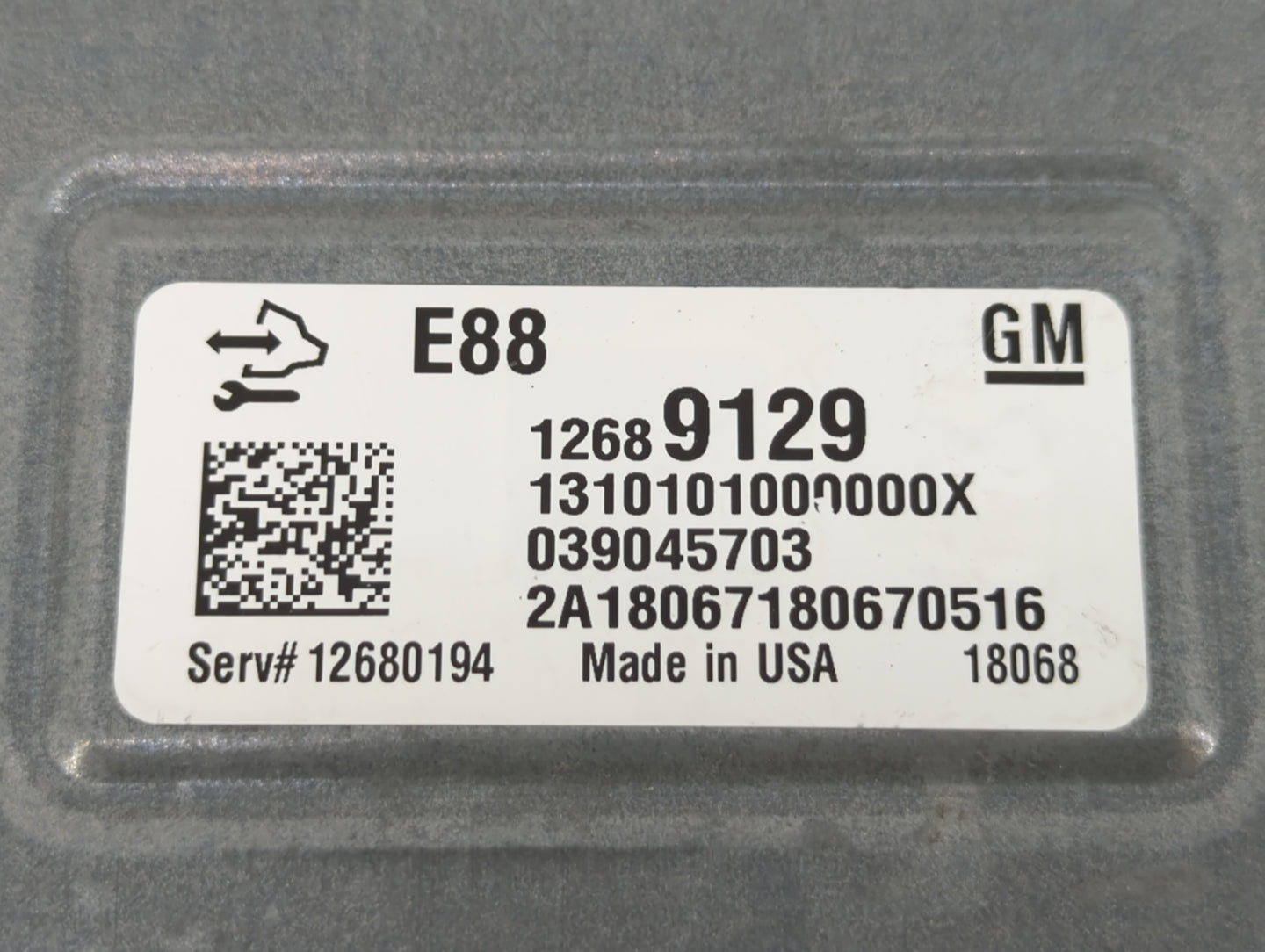 2018-2020 Chevrolet Equinox PCM Engine Control Computer ECU ECM PCU OEM P/N:12689129 12669908 Fits OEM Used Auto Parts - Oem