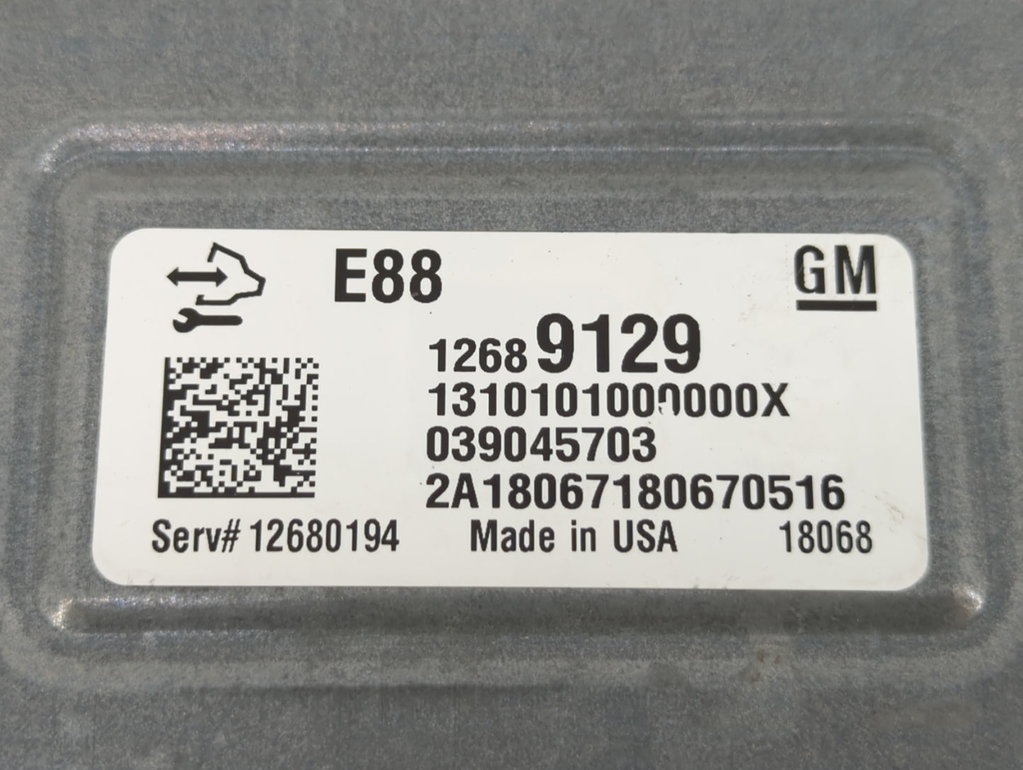 2018-2020 Chevrolet Equinox PCM Engine Control Computer ECU ECM PCU OEM P/N:12689129 12669908 Fits OEM Used Auto Parts - Oem