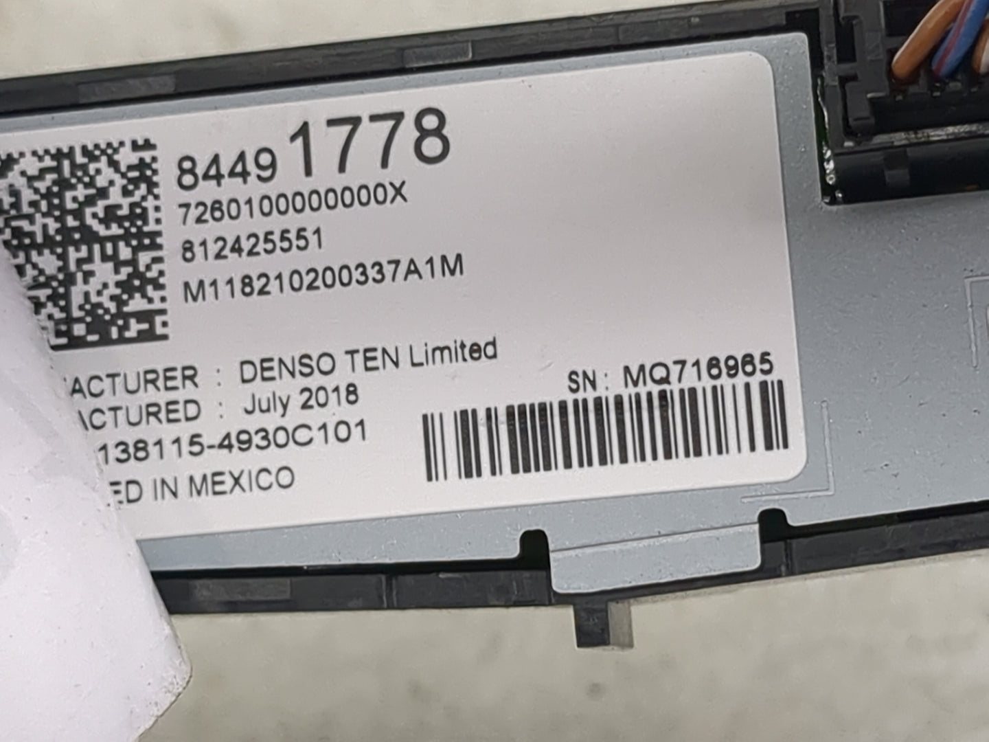 Chevrolet Equinox Audio Control Module - Oemusedautoparts1.com