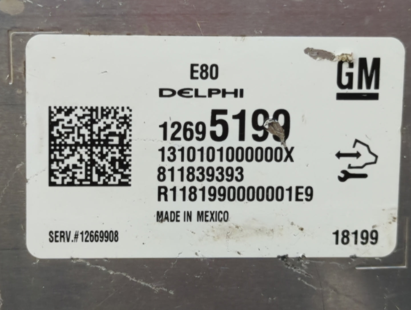 2018-2020 Chevrolet Equinox PCM Engine Control Computer ECU ECM PCU OEM P/N:12695190 Fits Fits 2017 2018 2019 2020 2021 2022