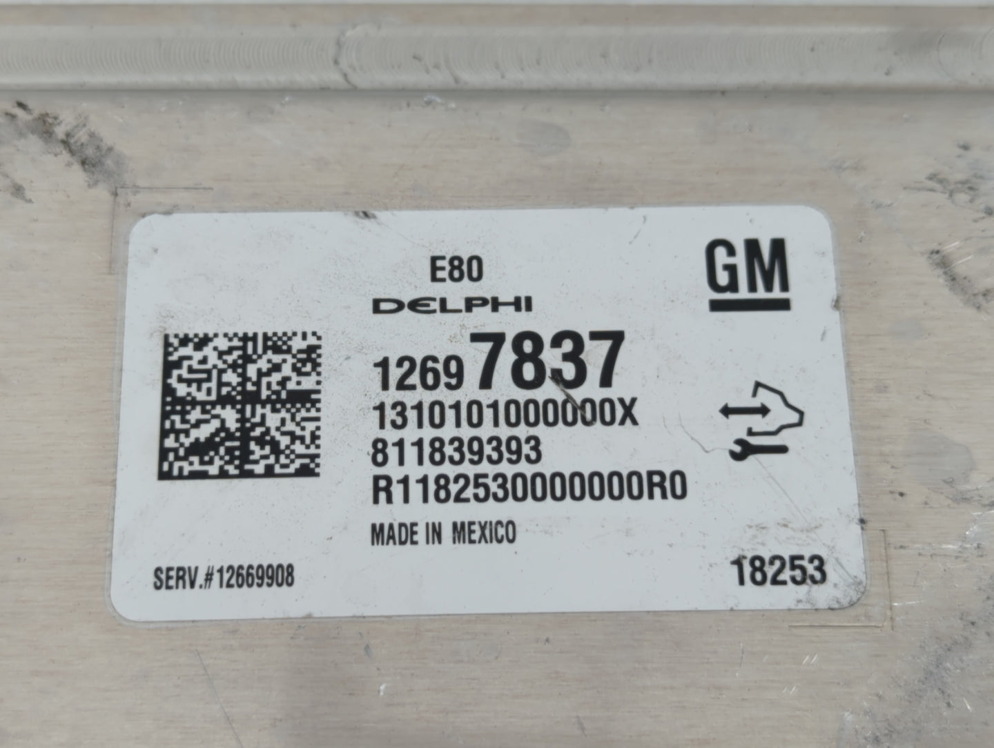2018-2020 Chevrolet Equinox PCM Engine Control Computer ECU ECM PCU OEM P/N:12697837 Fits Fits 2017 2018 2019 2020 2021 2022
