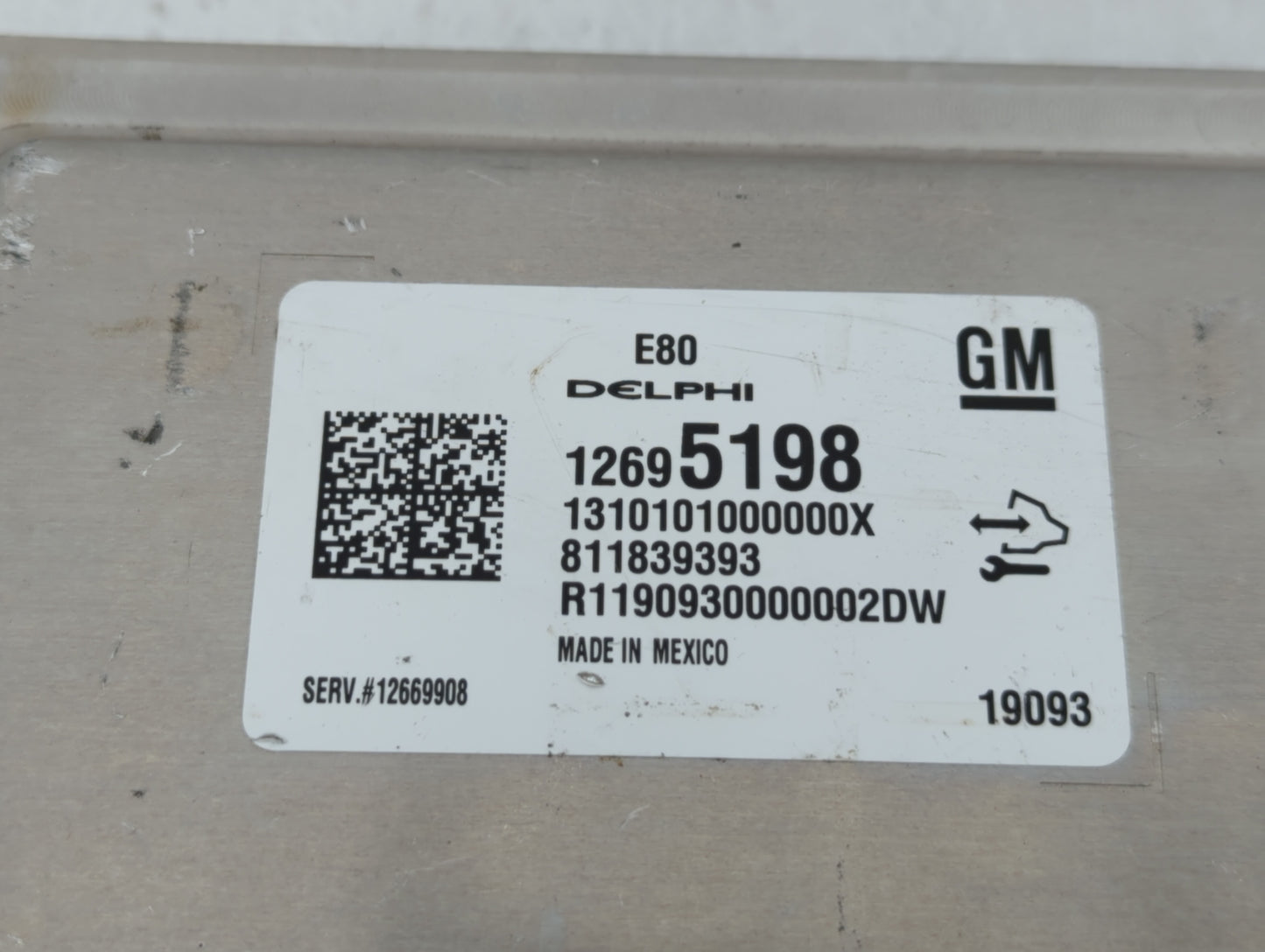 2018-2020 Chevrolet Equinox PCM Engine Control Computer ECU ECM PCU OEM P/N:12695198 12697837 Fits OEM Used Auto Parts - Oem