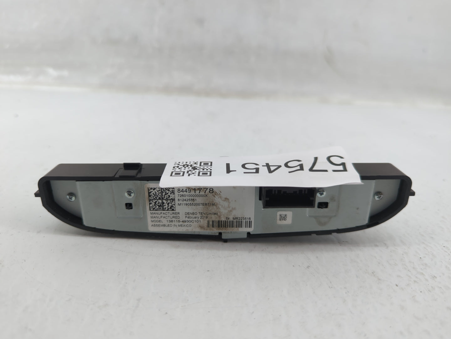 2019-2022 Chevrolet Equinox Radio AM FM Cd Player Receiver Replacement P/N:84491778 Fits Fits 2018 2019 2020 2021 2022 OEM U