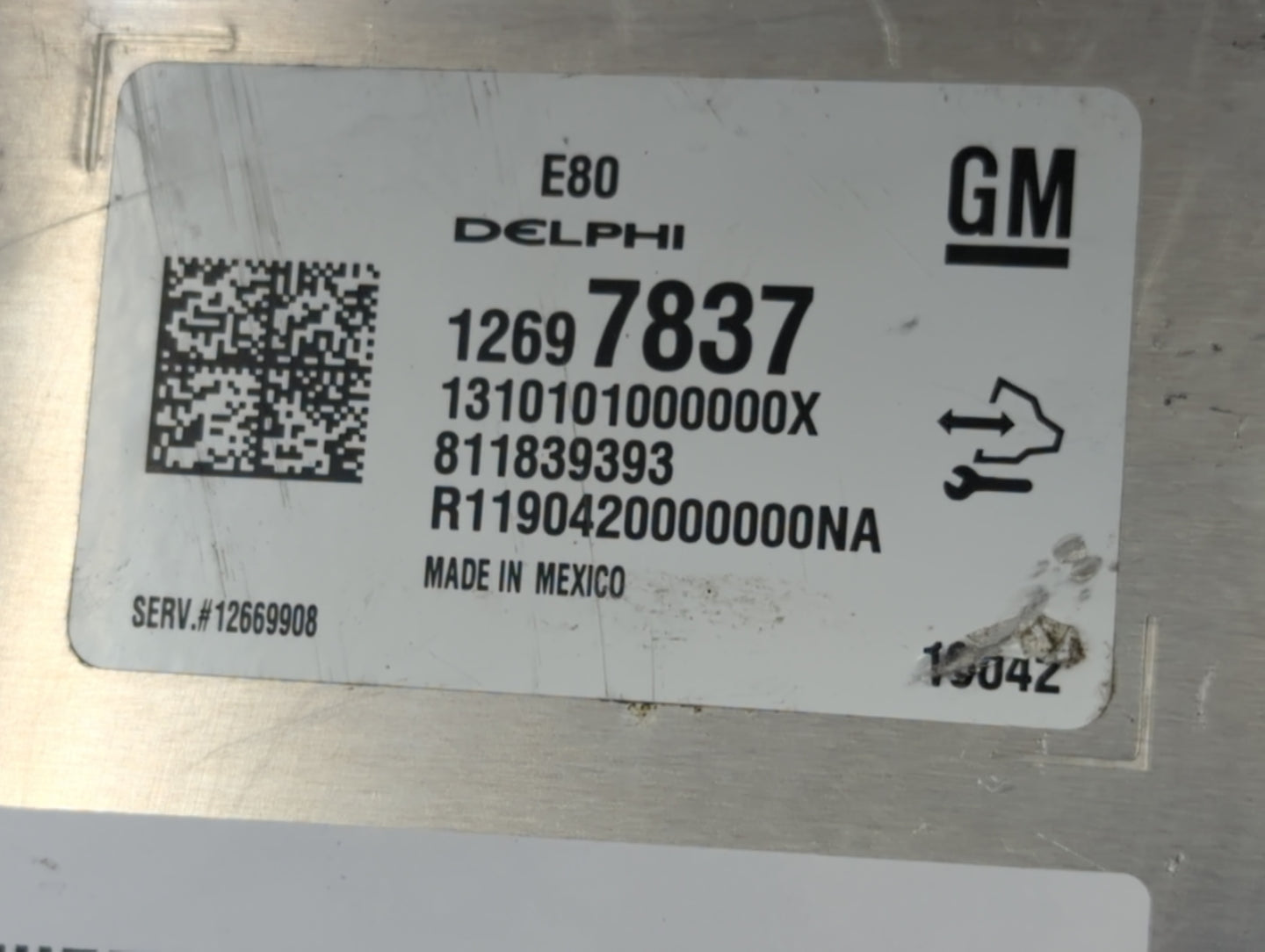 2018-2020 Chevrolet Equinox PCM Engine Control Computer ECU ECM PCU OEM P/N:12697837 Fits Fits 2017 2018 2019 2020 2021 2022