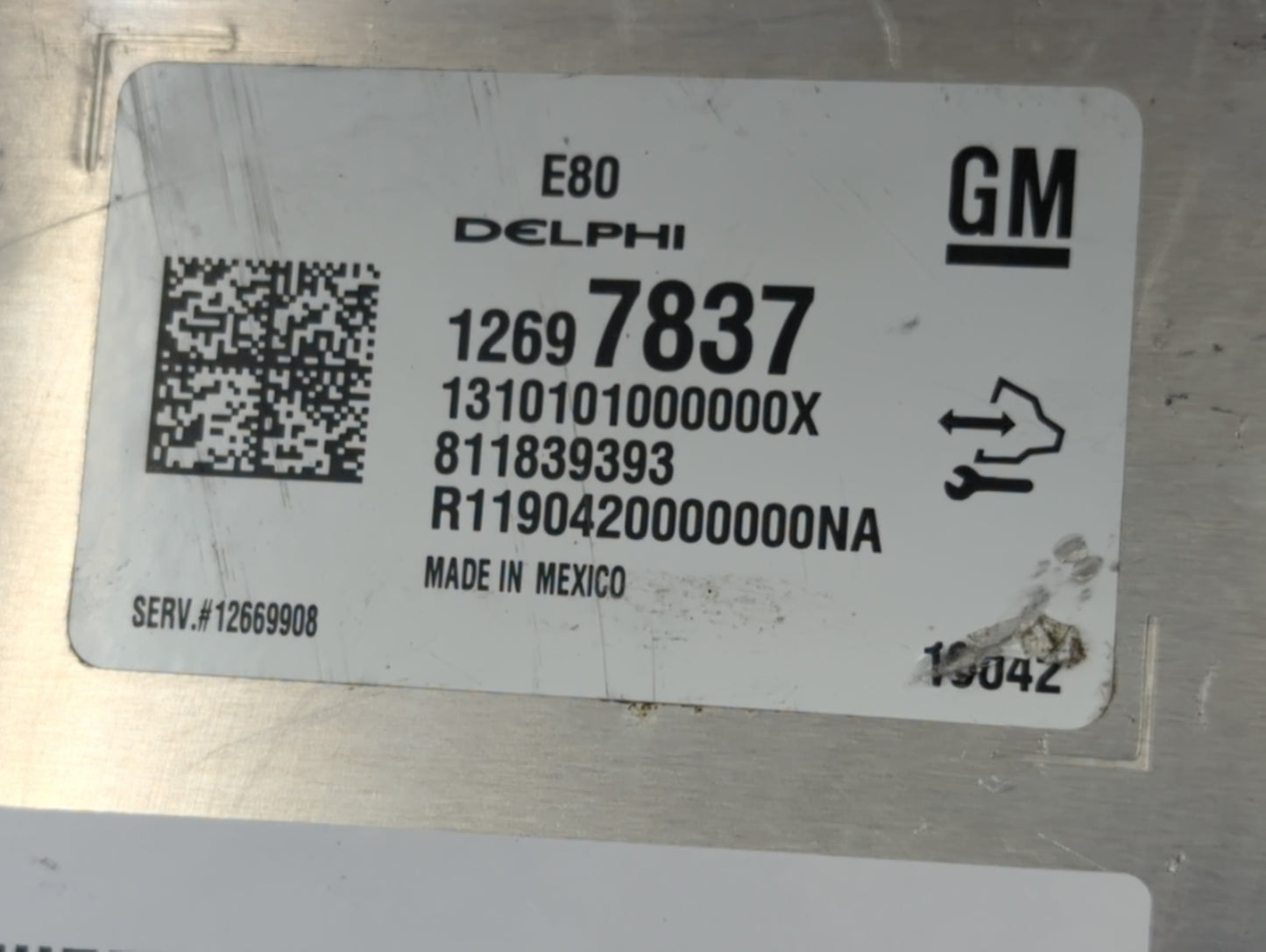 2018-2020 Chevrolet Equinox PCM Engine Control Computer ECU ECM PCU OEM P/N:12697837 Fits Fits 2017 2018 2019 2020 2021 2022