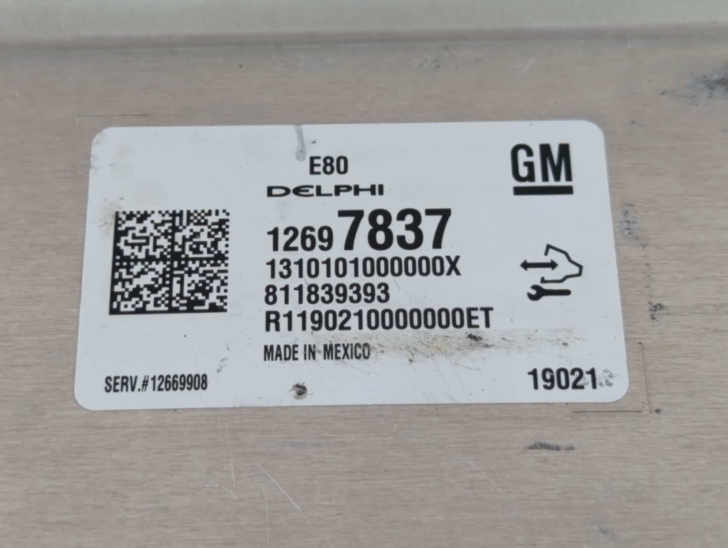 2018-2020 Chevrolet Equinox PCM Engine Control Computer ECU ECM PCU OEM P/N:12697837 Fits Fits 2017 2018 2019 2020 2021 2022