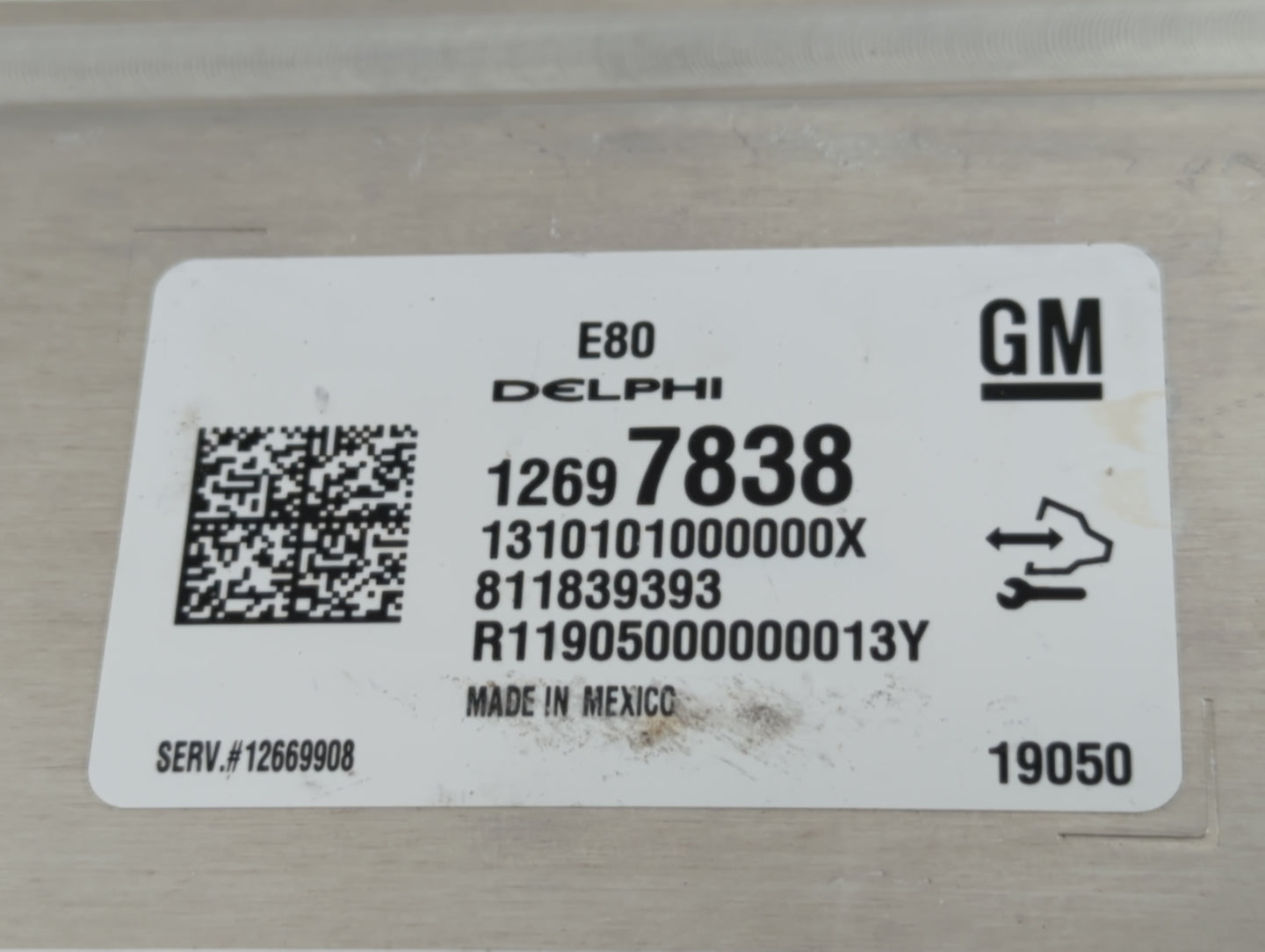 2018-2020 Chevrolet Equinox PCM Engine Control Computer ECU ECM PCU OEM P/N:12692038 Fits Fits 2017 2018 2019 2020 2021 2022
