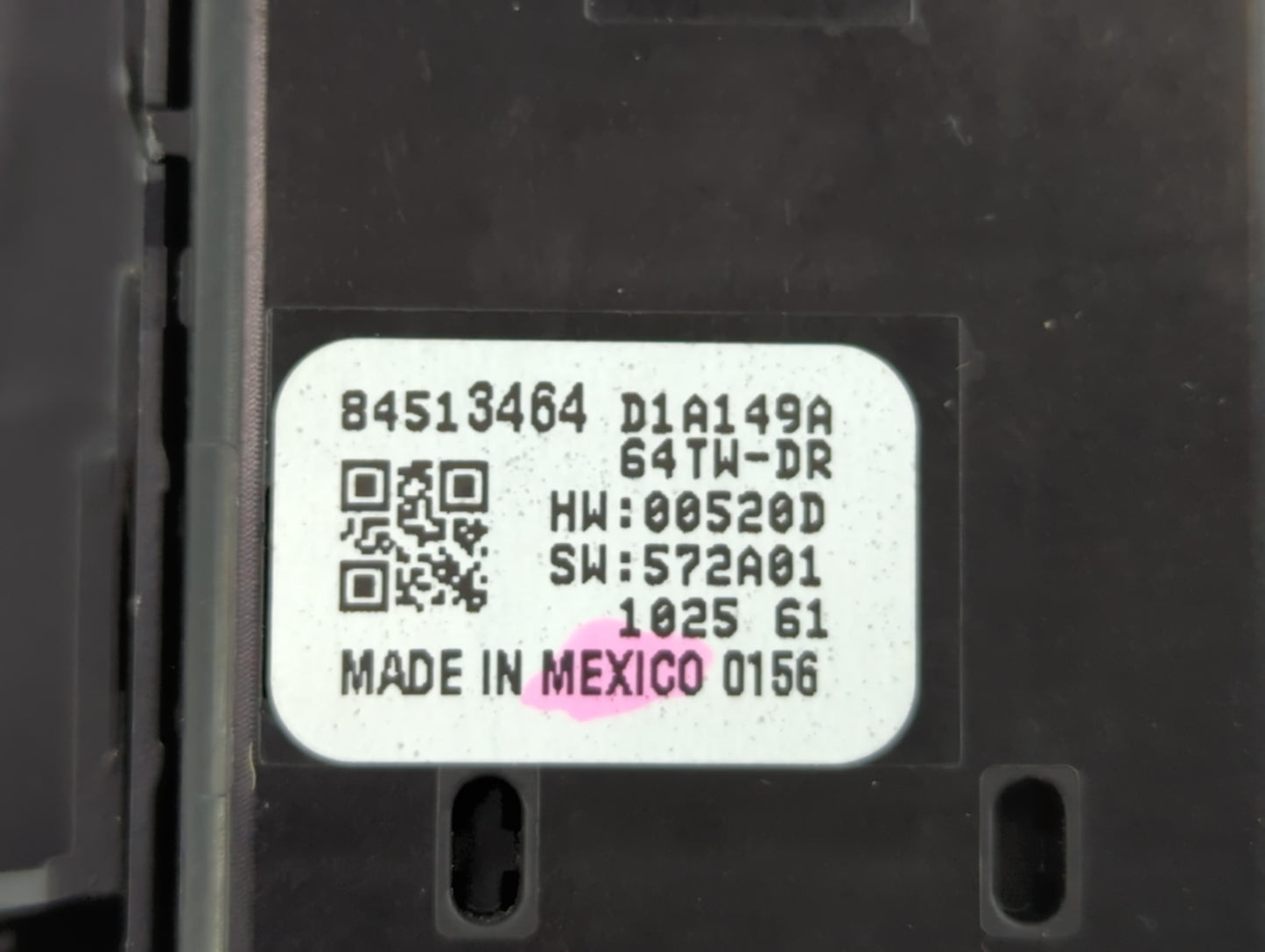 2018-2022 Chevrolet Equinox Master Power Window Switch Replacement Driver Side Left P/N:84513464 Fits OEM Used Auto Parts - 