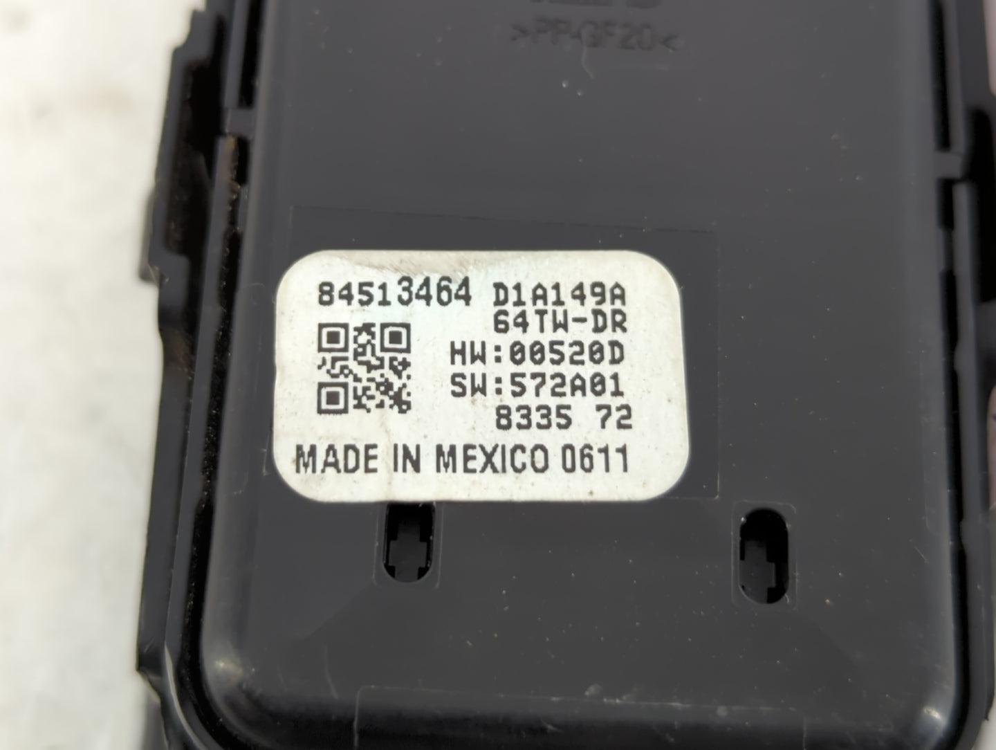 2018-2022 Chevrolet Equinox Master Power Window Switch Replacement Driver Side Left P/N:84513464 Fits OEM Used Auto Parts - 