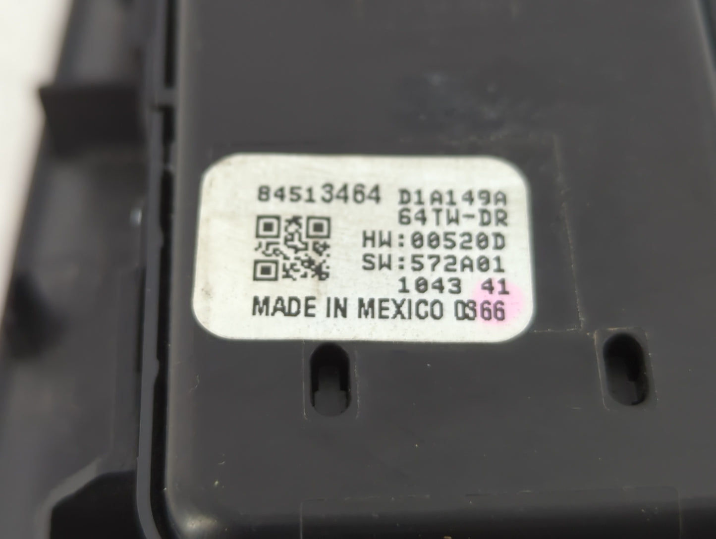 2018-2022 Chevrolet Equinox Master Power Window Switch Replacement Driver Side Left P/N:84513464 Fits OEM Used Auto Parts - 
