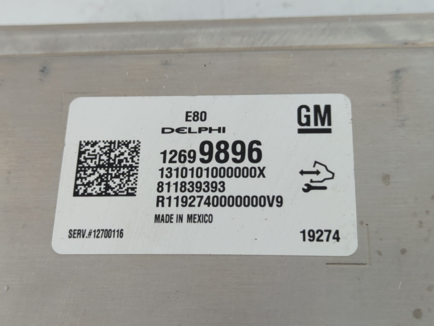 2019 Chevrolet Equinox PCM Engine Control Computer ECU ECM PCU OEM P/N:12699896 Fits OEM Used Auto Parts - Oemusedautoparts1