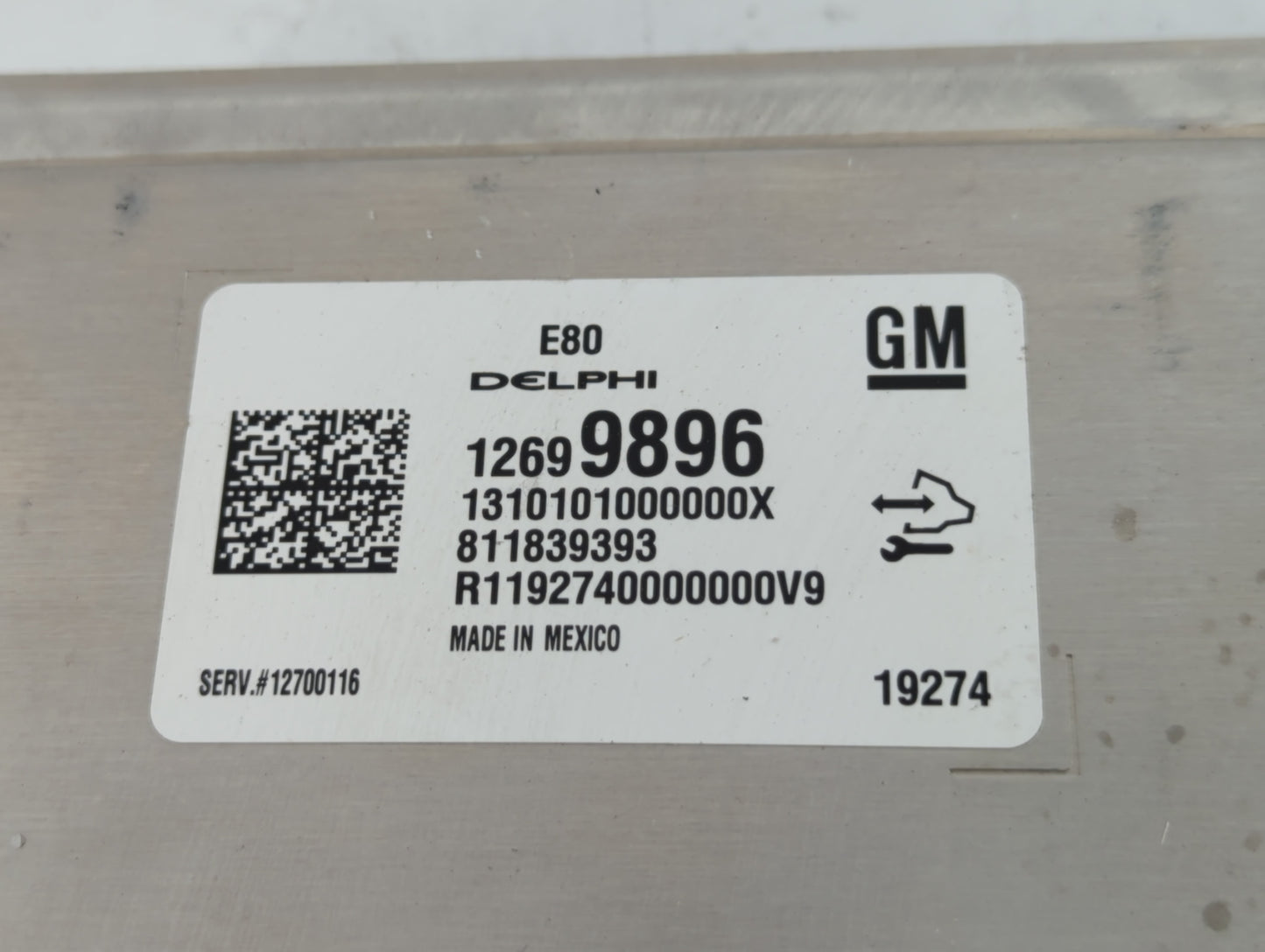 2019 Chevrolet Equinox PCM Engine Control Computer ECU ECM PCU OEM P/N:12699896 Fits OEM Used Auto Parts - Oemusedautoparts1