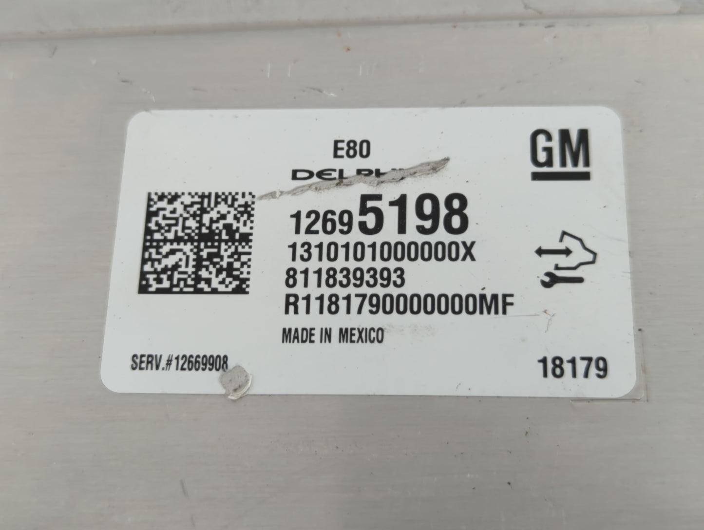2018-2020 Chevrolet Equinox PCM Engine Control Computer ECU ECM PCU OEM P/N:12695198 Fits Fits 2017 2018 2019 2020 2021 2022