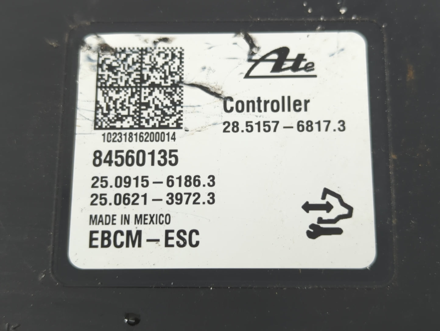 2018-2019 Chevrolet Equinox ABS Pump Control Module Replacement P/N:84560135 Fits Fits 2018 2019 2020 2021 OEM Used Auto Par