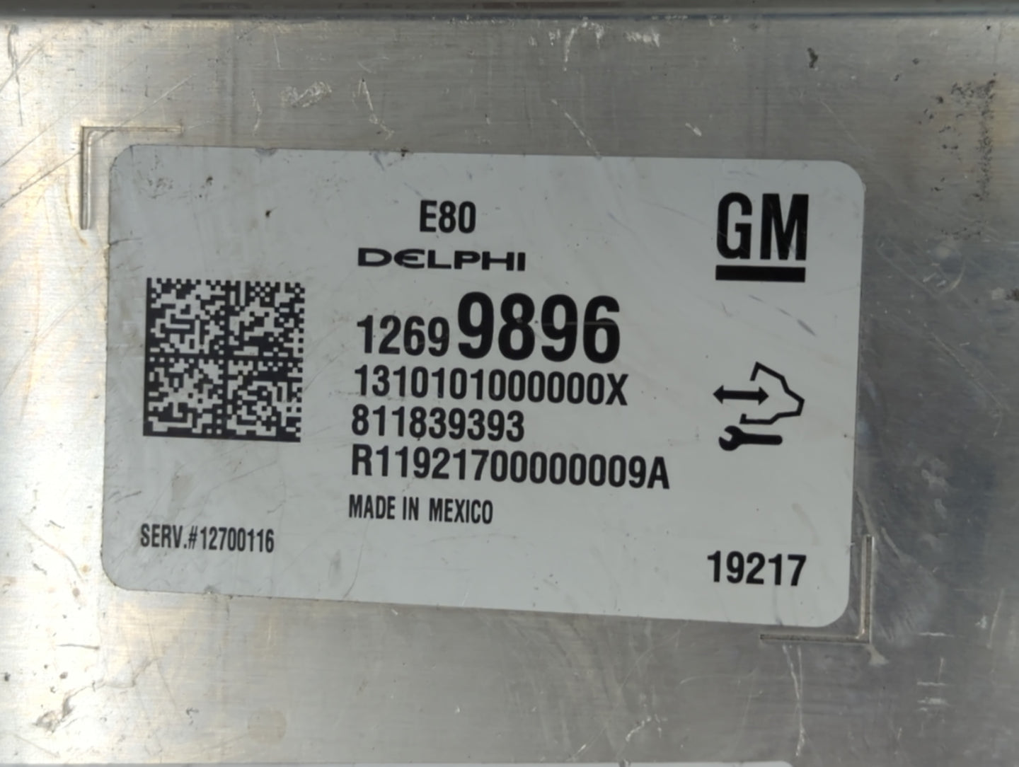 2018-2020 Chevrolet Equinox PCM Engine Control Computer ECU ECM PCU OEM P/N:12699896 Fits Fits 2017 2018 2019 2020 2021 2022