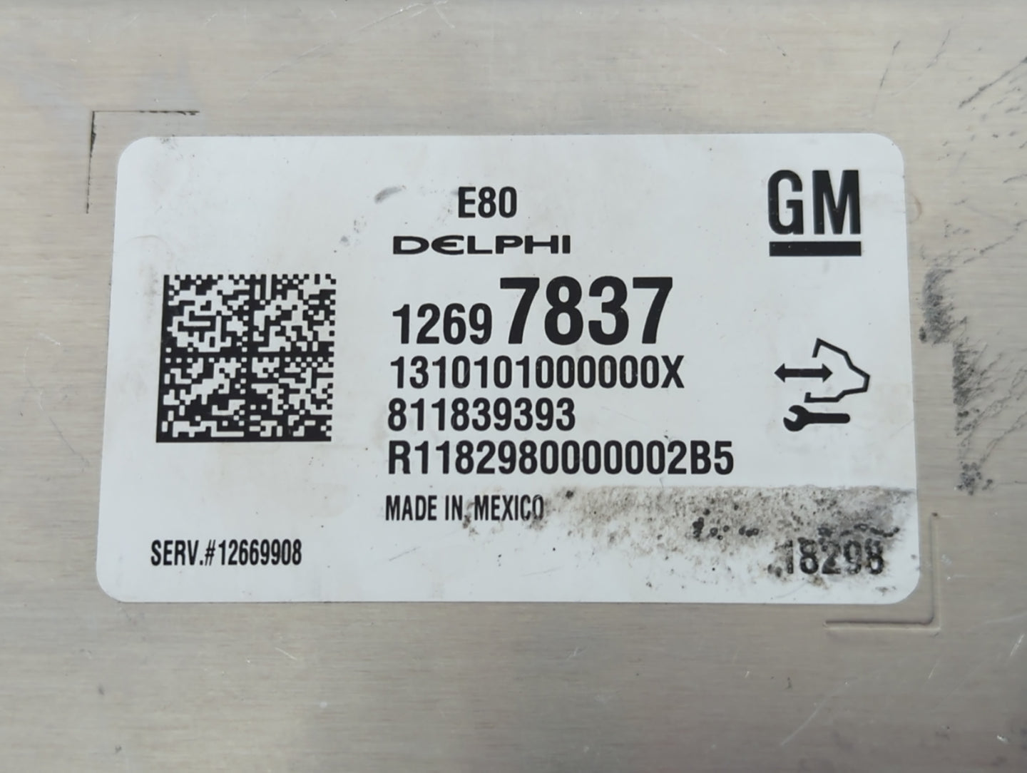 2018-2020 Chevrolet Equinox PCM Engine Control Computer ECU ECM PCU OEM P/N:12687837 Fits Fits 2017 2018 2019 2020 2021 2022