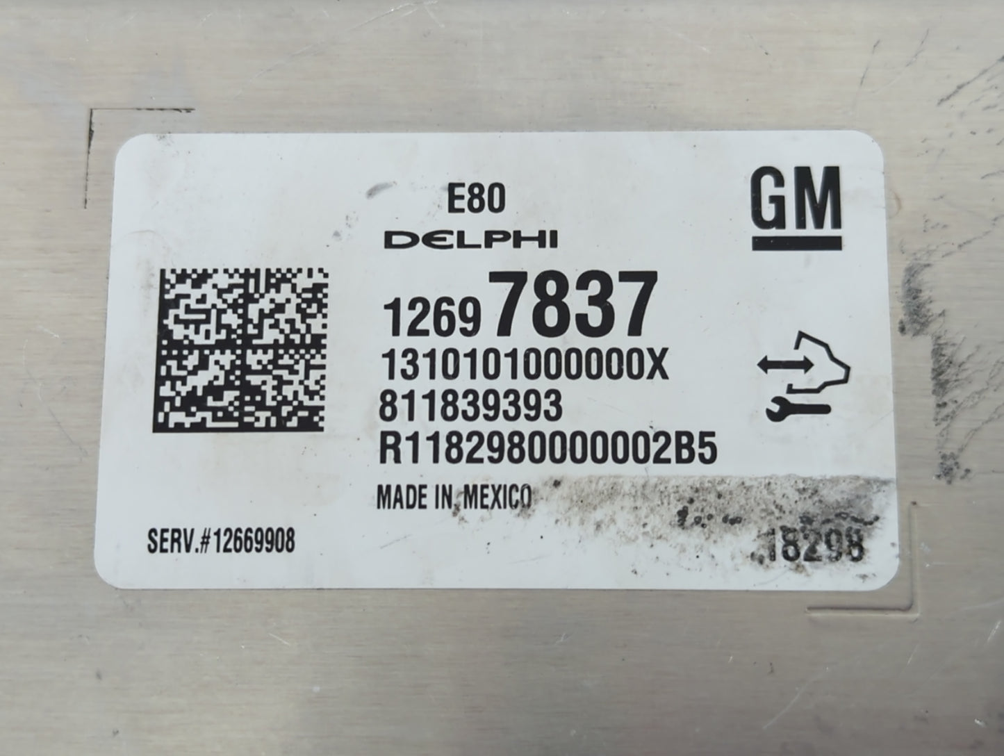 2018-2020 Chevrolet Equinox PCM Engine Control Computer ECU ECM PCU OEM P/N:12687837 Fits Fits 2017 2018 2019 2020 2021 2022