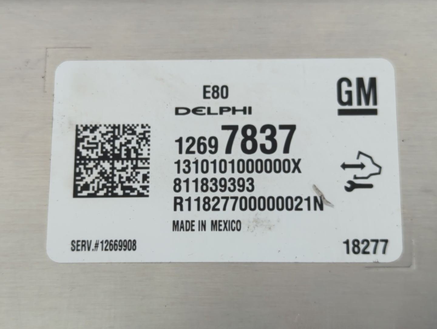 2018-2020 Chevrolet Equinox PCM Engine Control Computer ECU ECM PCU OEM P/N:12697837 Fits Fits 2017 2018 2019 2020 2021 2022