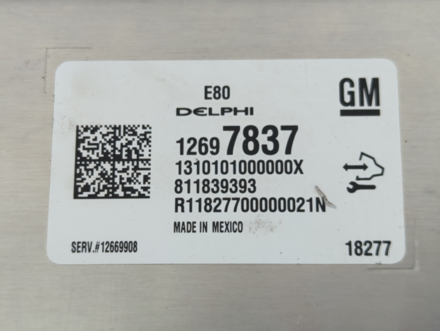 2018-2020 Chevrolet Equinox PCM Engine Control Computer ECU ECM PCU OEM P/N:12697837 Fits Fits 2017 2018 2019 2020 2021 2022