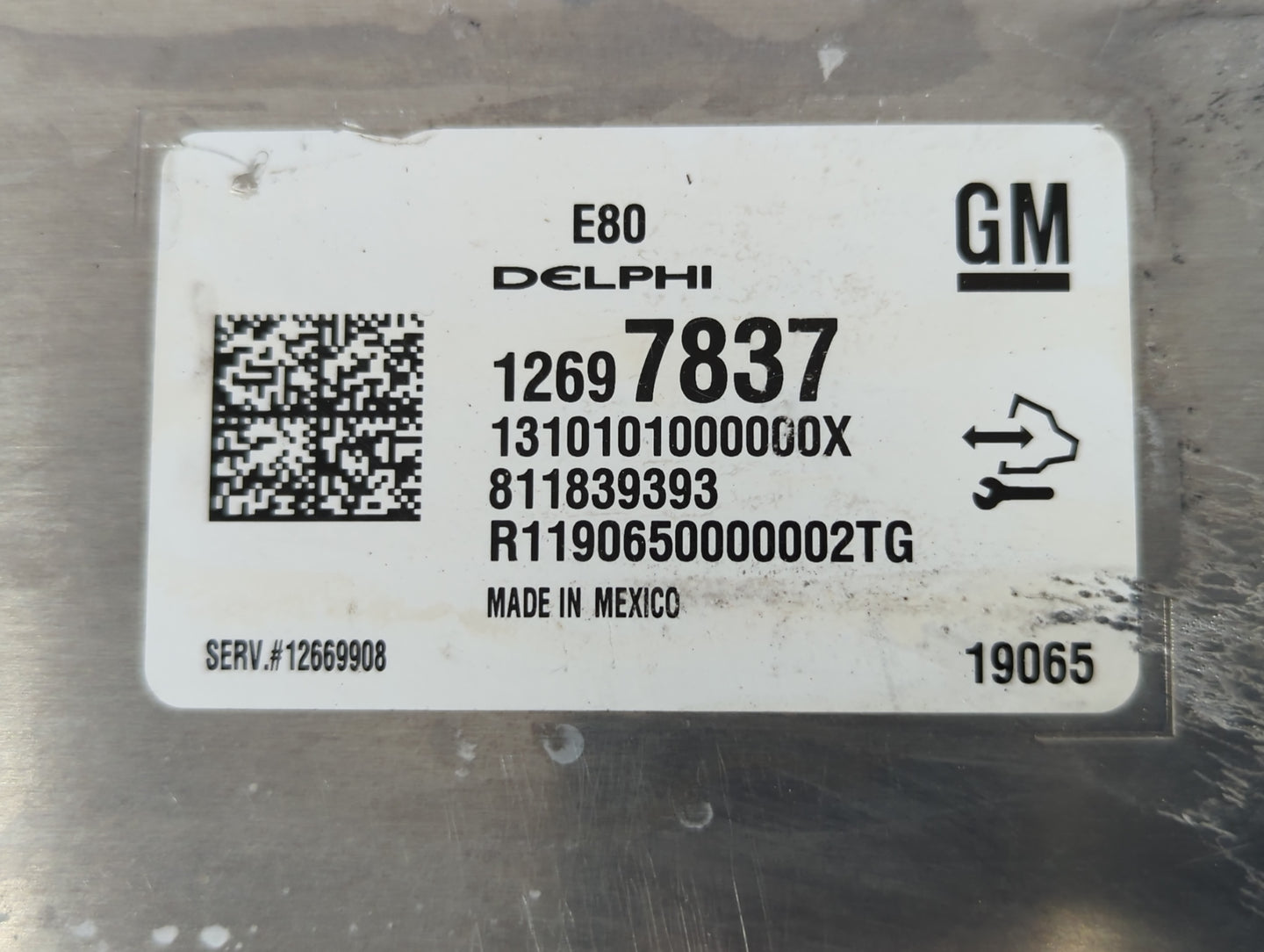 2018-2020 Chevrolet Equinox PCM Engine Control Computer ECU ECM PCU OEM P/N:12697837 Fits Fits 2017 2018 2019 2020 2021 2022