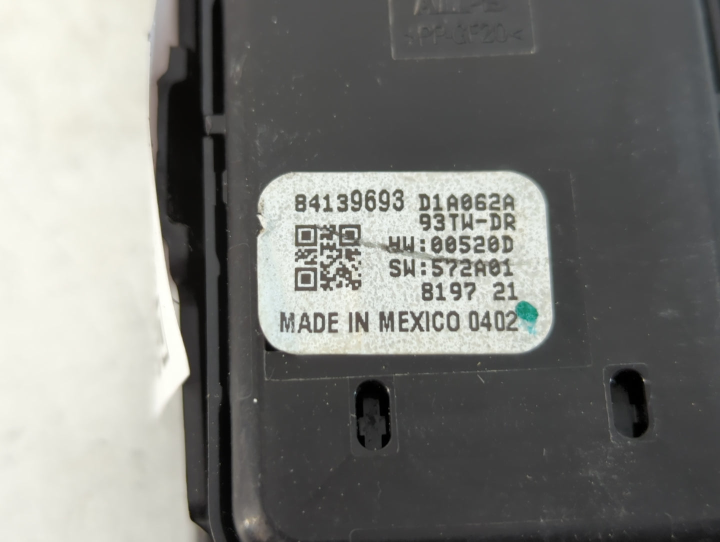 2018-2022 Chevrolet Equinox Master Power Window Switch Replacement Driver Side Left P/N:84139693 23308155 Fits OEM Used Auto