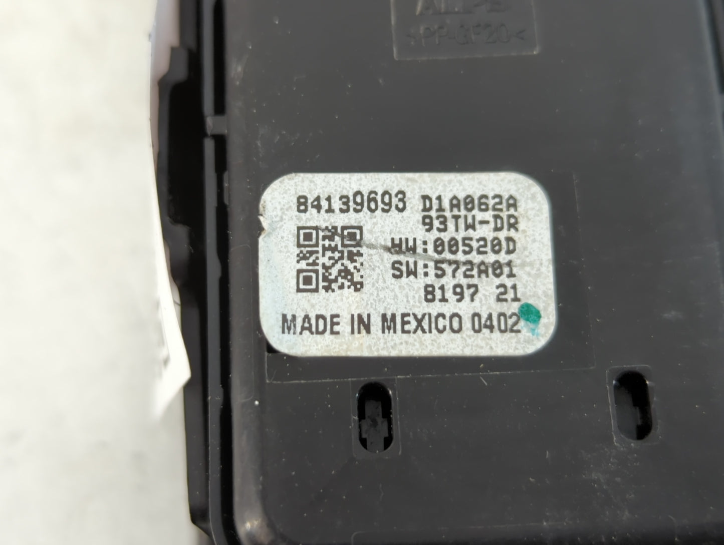 2018-2022 Chevrolet Equinox Master Power Window Switch Replacement Driver Side Left P/N:84139693 23308155 Fits OEM Used Auto
