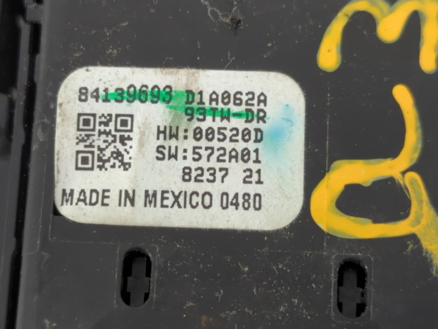 2018-2022 Chevrolet Equinox Master Power Window Switch Replacement Driver Side Left P/N:84139693 Fits OEM Used Auto Parts - 