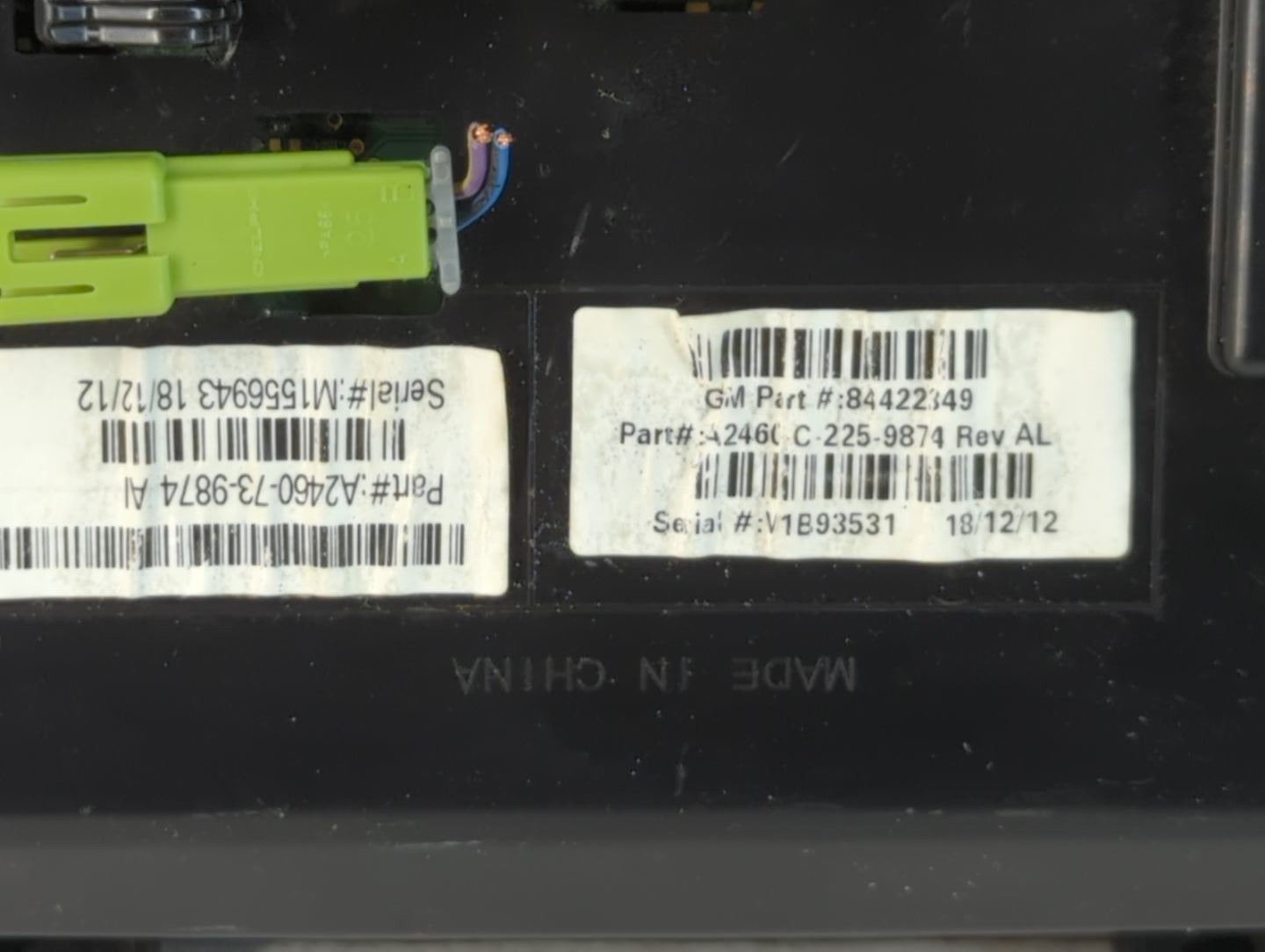 2018-2022 Chevrolet Equinox Overhead Roof Console 839078 - Oemusedautoparts1.com