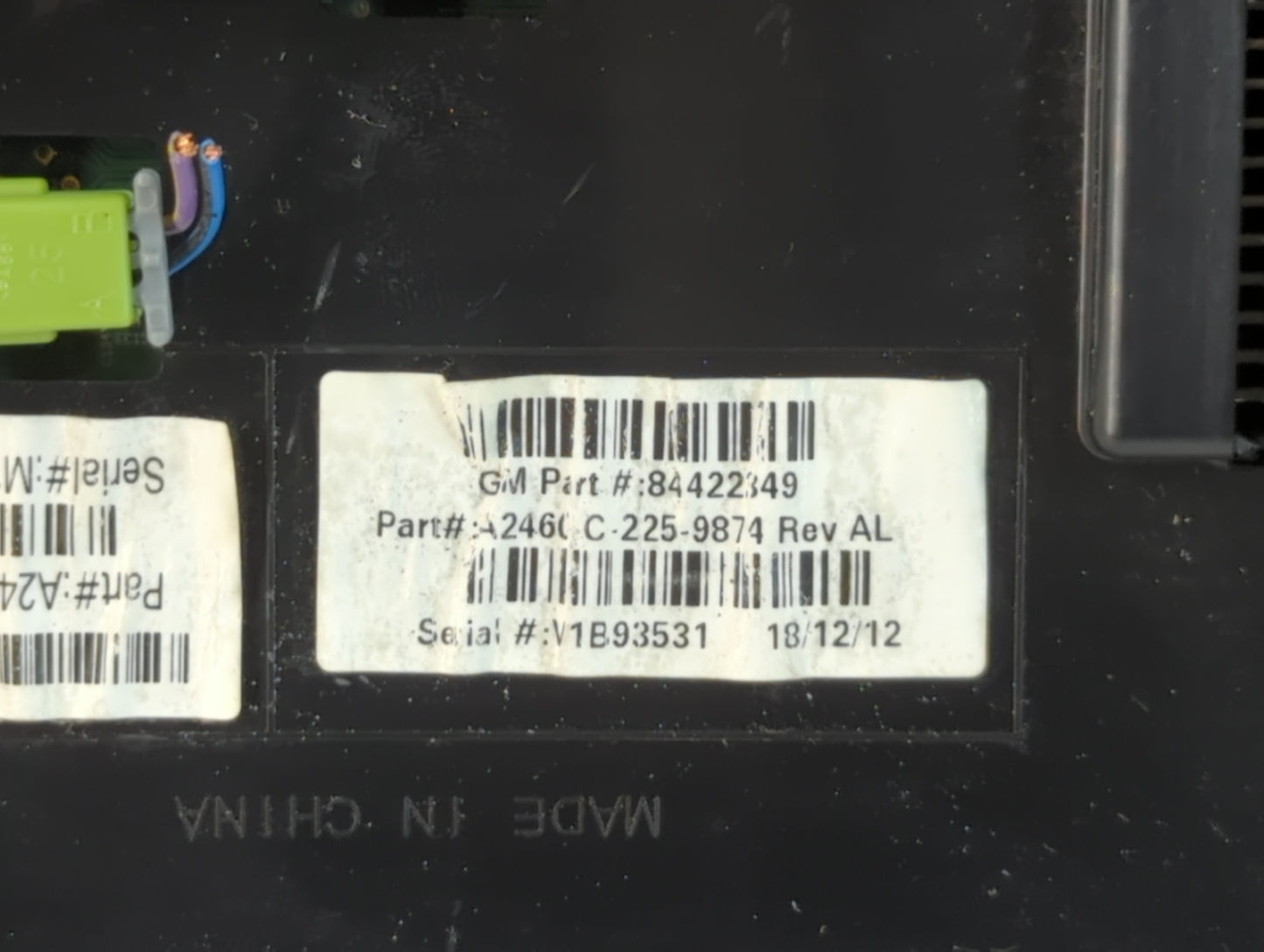 2018-2022 Chevrolet Equinox Overhead Roof Console 839078 - Oemusedautoparts1.com