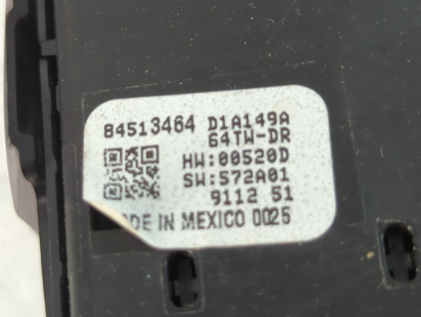 2018-2022 Chevrolet Equinox Master Power Window Switch Replacement Driver Side Left P/N:84513464 Fits OEM Used Auto Parts - 