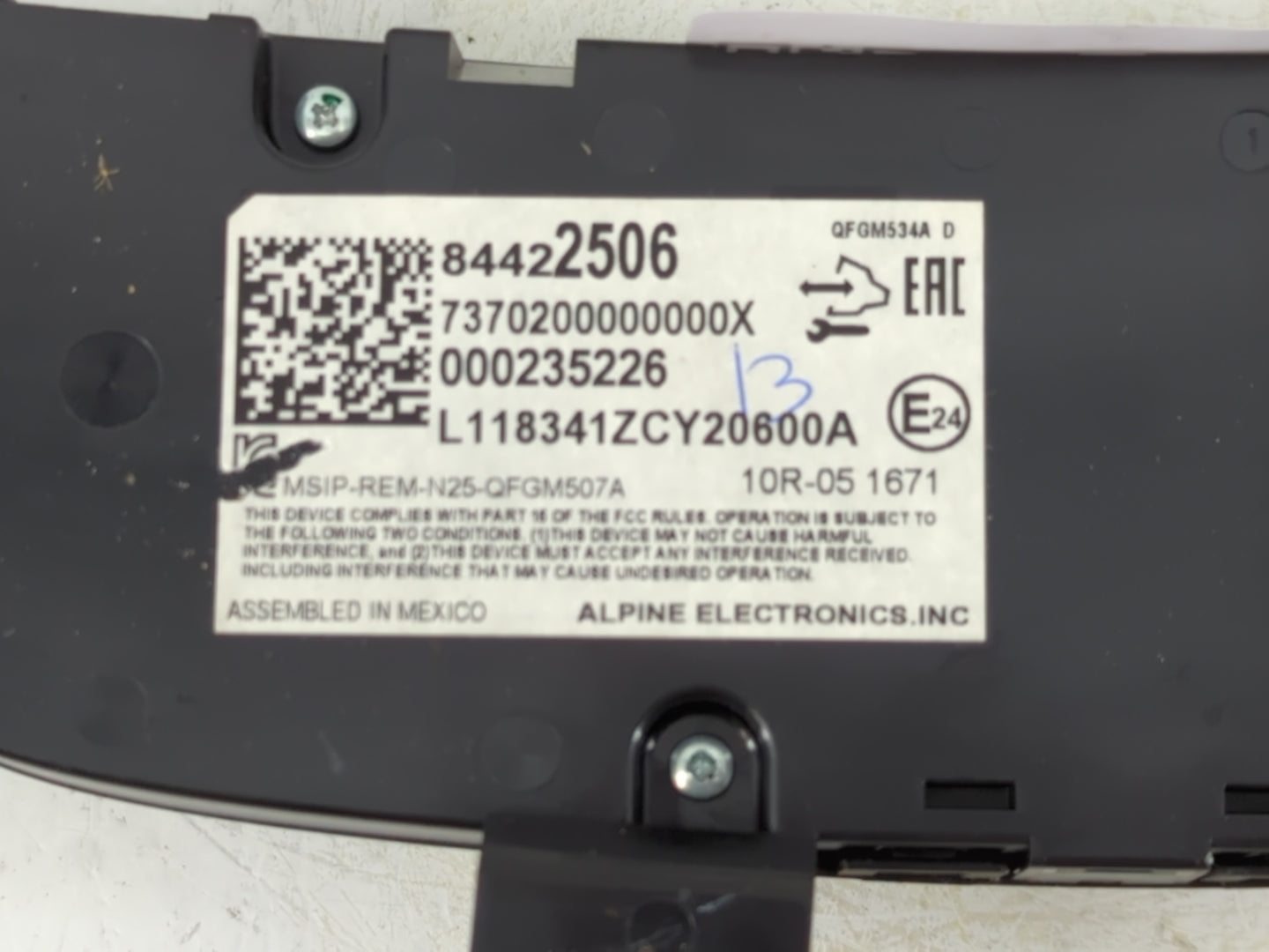 2018-2019 Chevrolet Equinox Climate Control Module Temperature AC/Heater Replacement P/N:84422506 Fits Fits 2018 2019 OEM Us