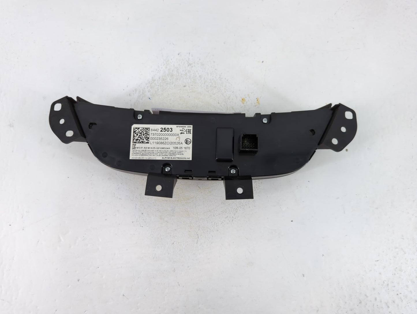 2019-2021 Chevrolet Equinox Climate Control Module Temperature AC/Heater Replacement P/N:84422503 Fits Fits 2019 2020 2021 O