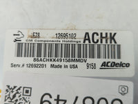 2017-2020 Chevrolet Express 2500 PCM Engine Control Computer ECU ECM PCU OEM P/N:12695102 Fits Fits 2017 2018 2019 2020 2021