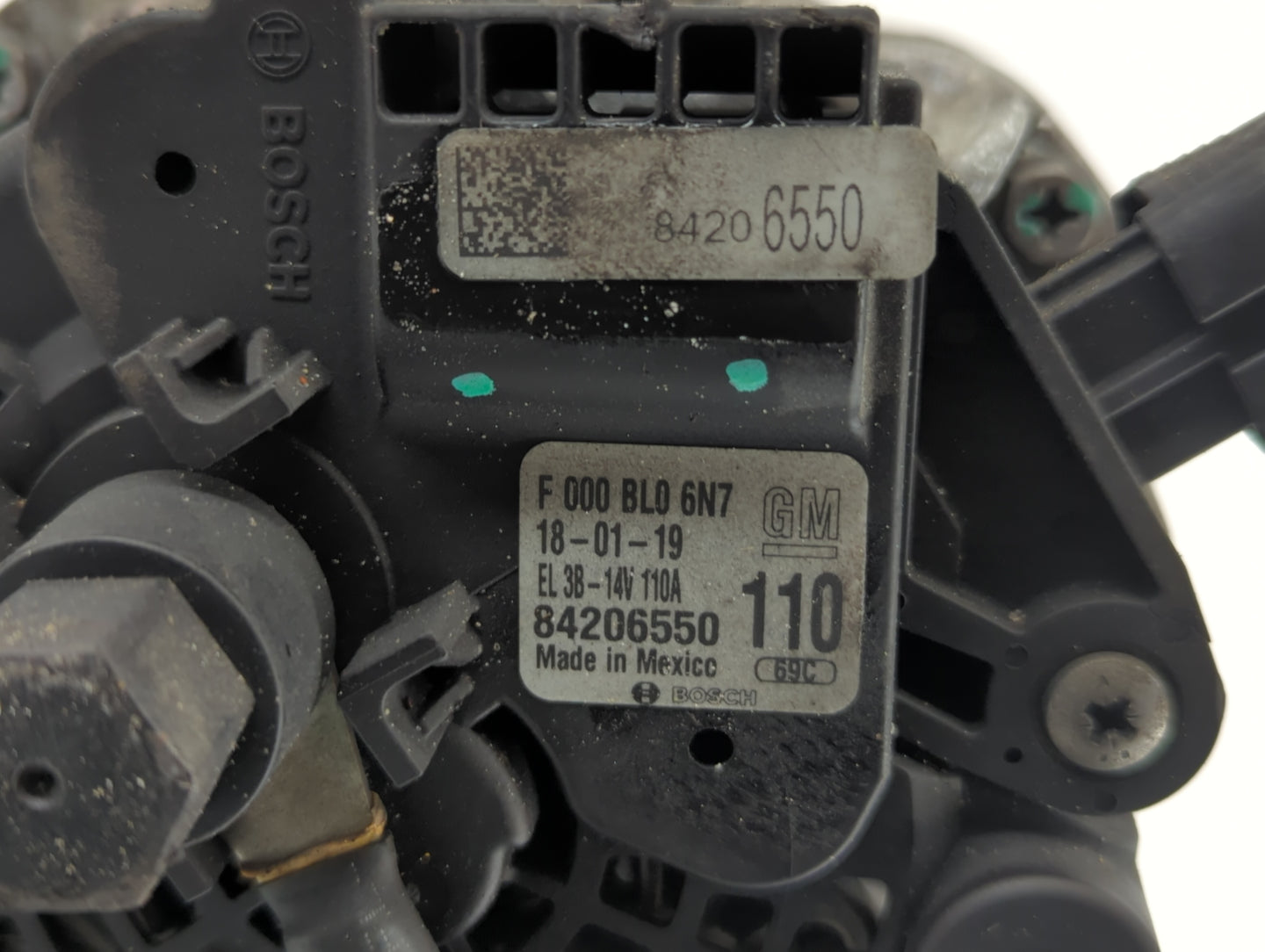 2016-2021 Chevrolet Express 3500 Alternator Replacement Generator Charging Assembly Engine OEM P/N:84206550 Fits OEM Used Au