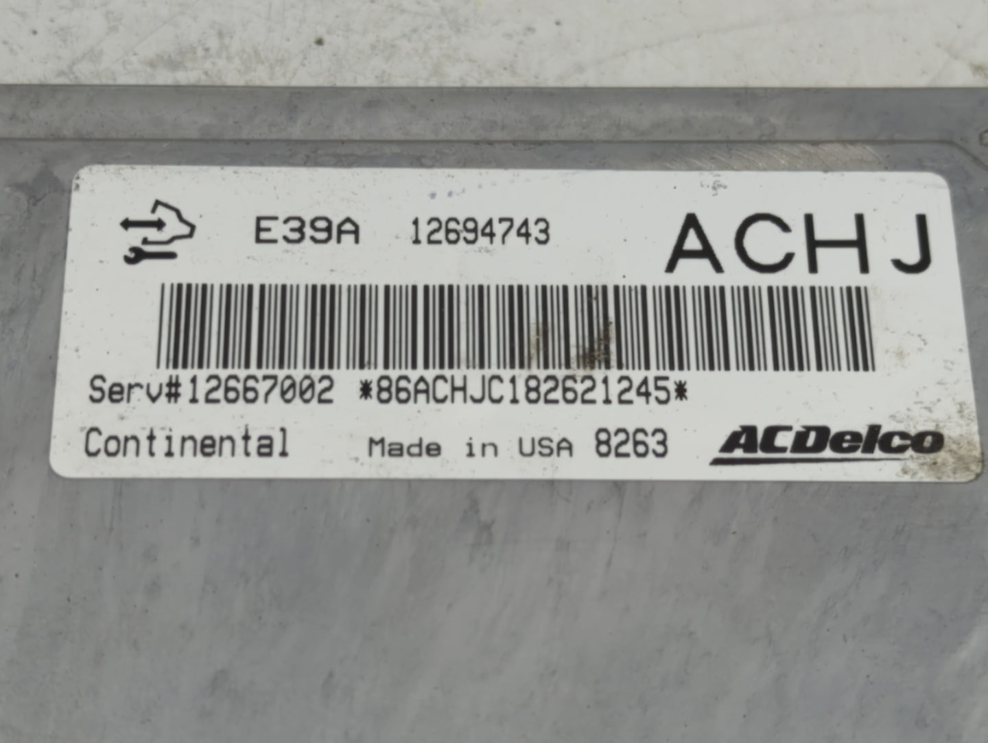 2017-2020 Chevrolet Impala PCM Engine Control Computer ECU ECM PCU OEM P/N:12694743 Fits Fits 2017 2018 2019 2020 OEM Used A