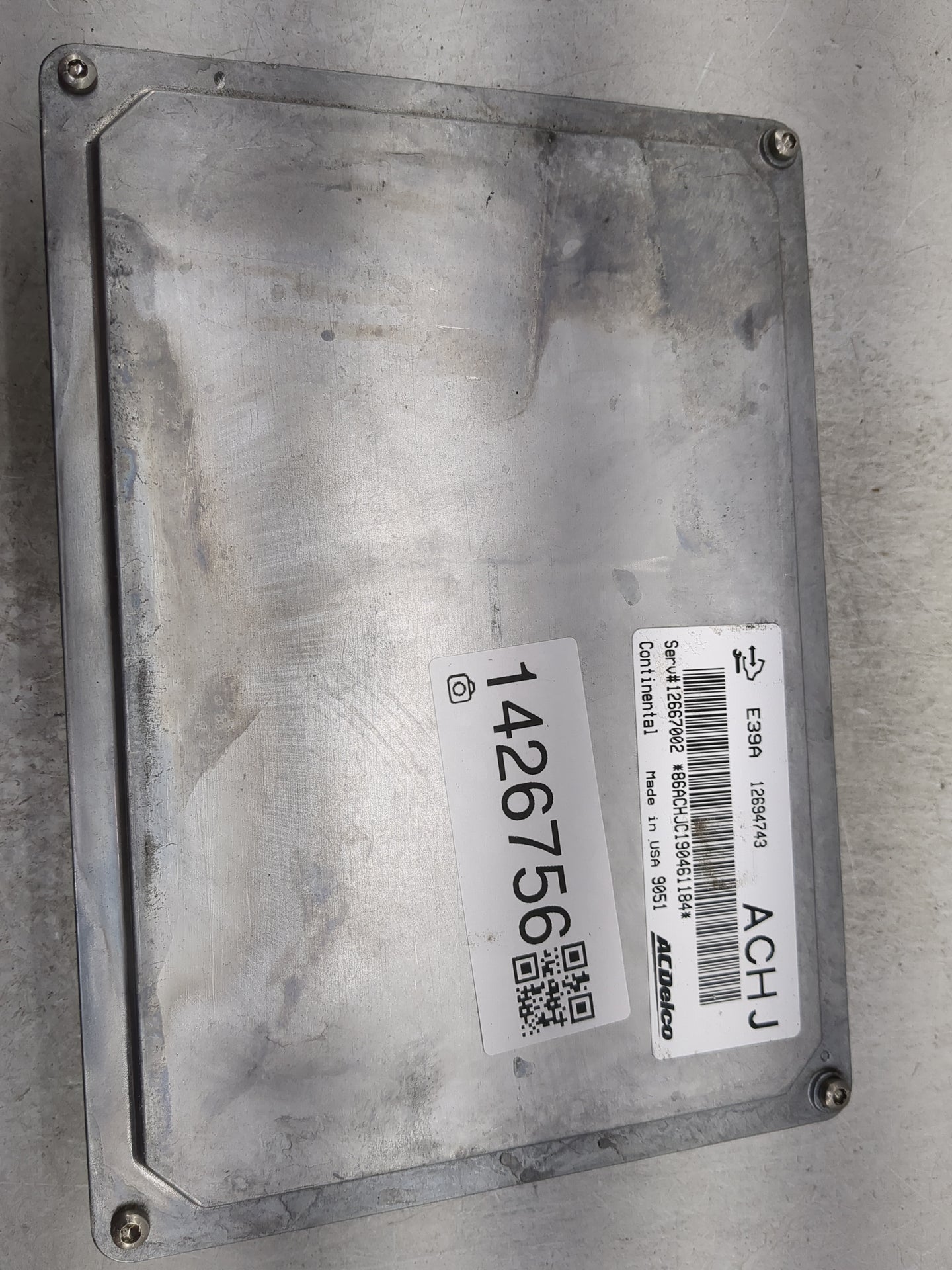 2017-2020 Chevrolet Impala PCM Engine Control Computer ECU ECM PCU OEM P/N:12667002 12694743, ACHJ Fits Fits 2017 2018 2019 