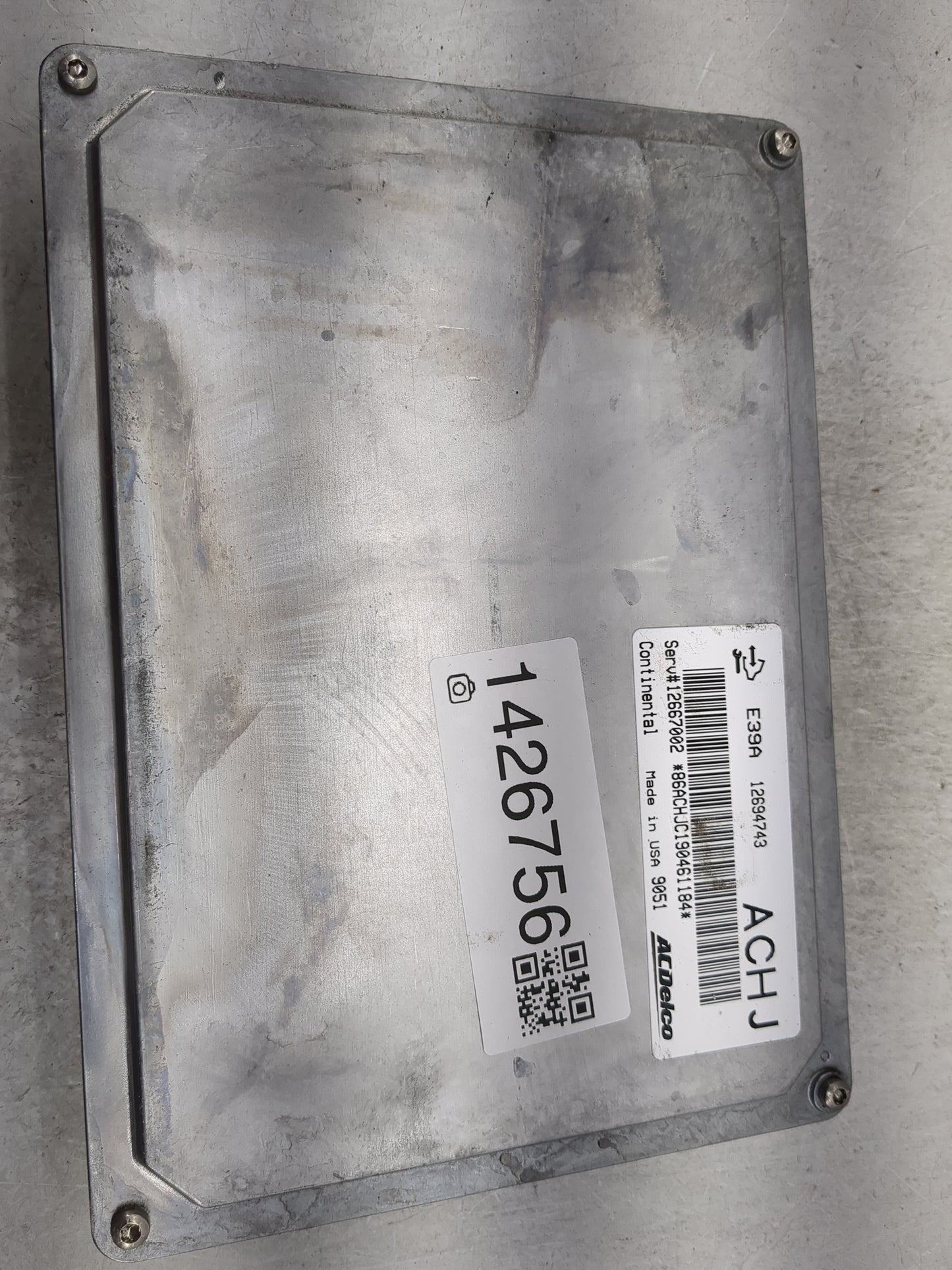 2017-2020 Chevrolet Impala PCM Engine Control Computer ECU ECM PCU OEM P/N:12667002 12694743, ACHJ Fits Fits 2017 2018 2019 