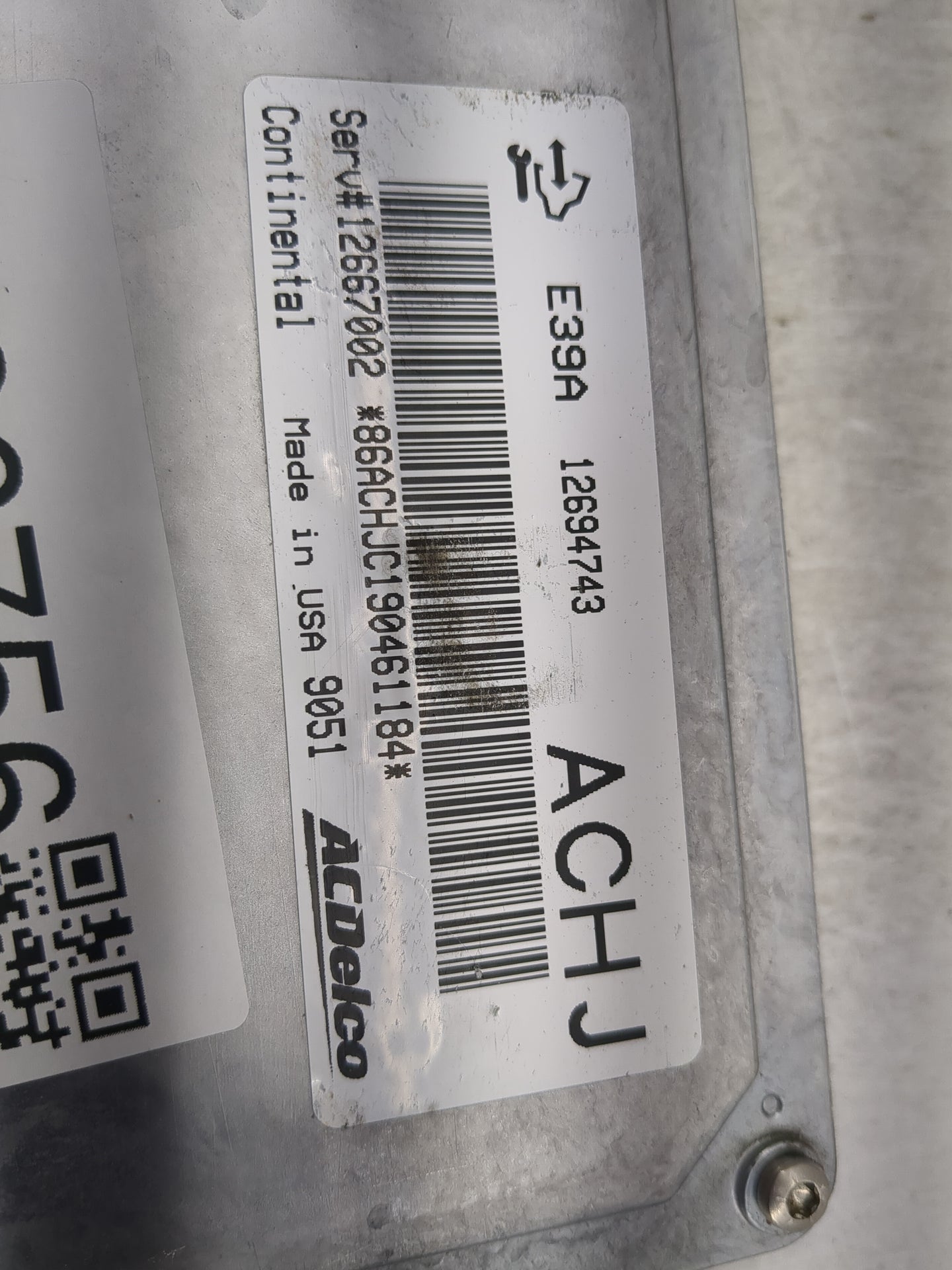 2017-2020 Chevrolet Impala PCM Engine Control Computer ECU ECM PCU OEM P/N:12667002 12694743, ACHJ Fits Fits 2017 2018 2019 