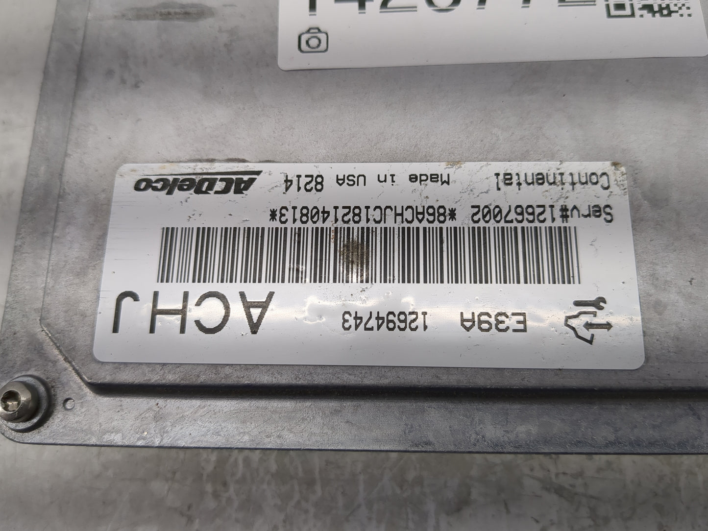 2017-2020 Chevrolet Impala PCM Engine Control Computer ECU ECM PCU OEM P/N:12667002 12694743 Fits Fits 2017 2018 2019 2020 O