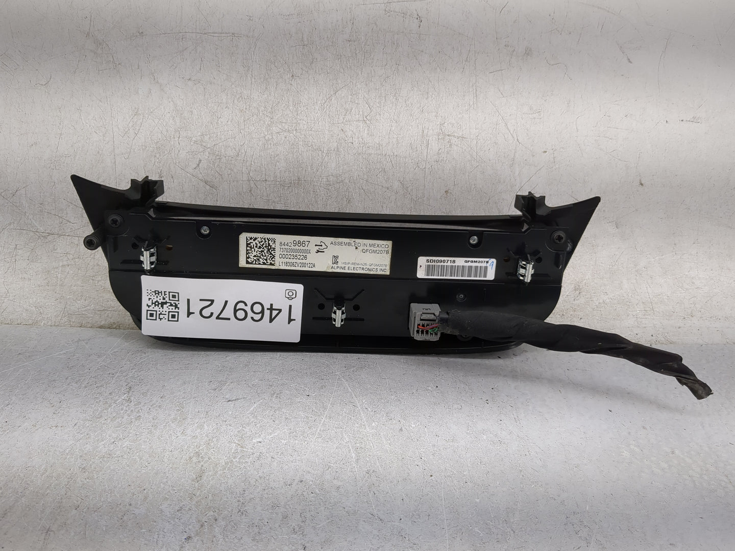 2014-2020 Chevrolet Impala Climate Control Module Temperature AC/Heater Replacement P/N:84429867 Fits OEM Used Auto Parts - 
