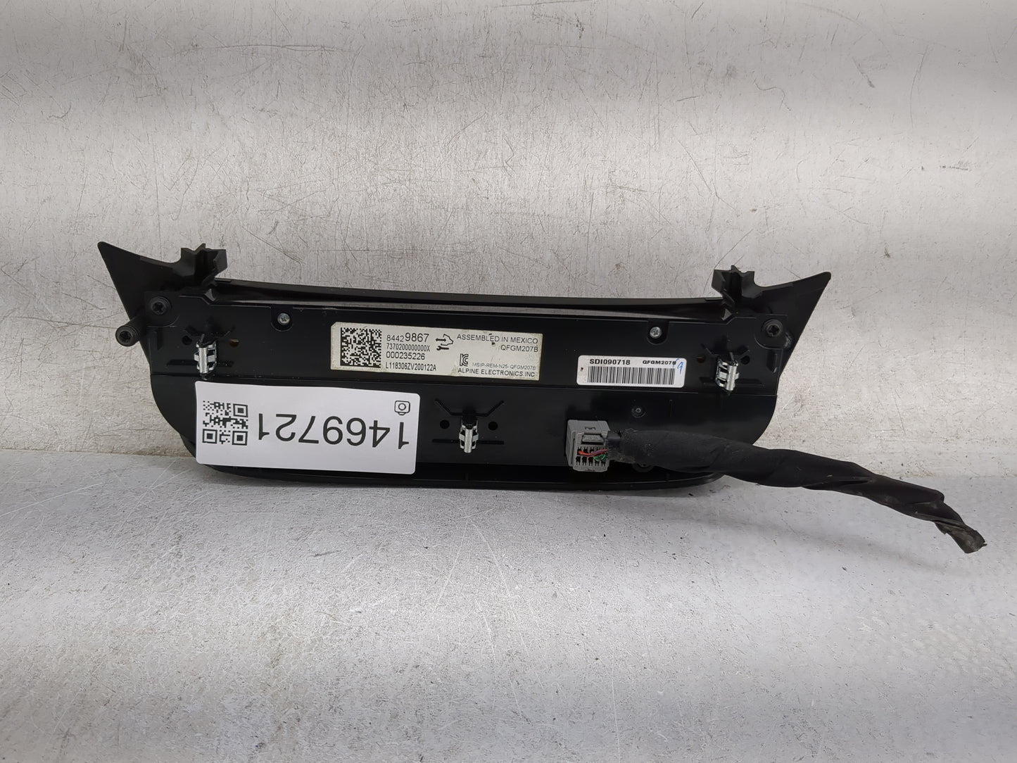 2014-2020 Chevrolet Impala Climate Control Module Temperature AC/Heater Replacement P/N:84429867 Fits OEM Used Auto Parts - 