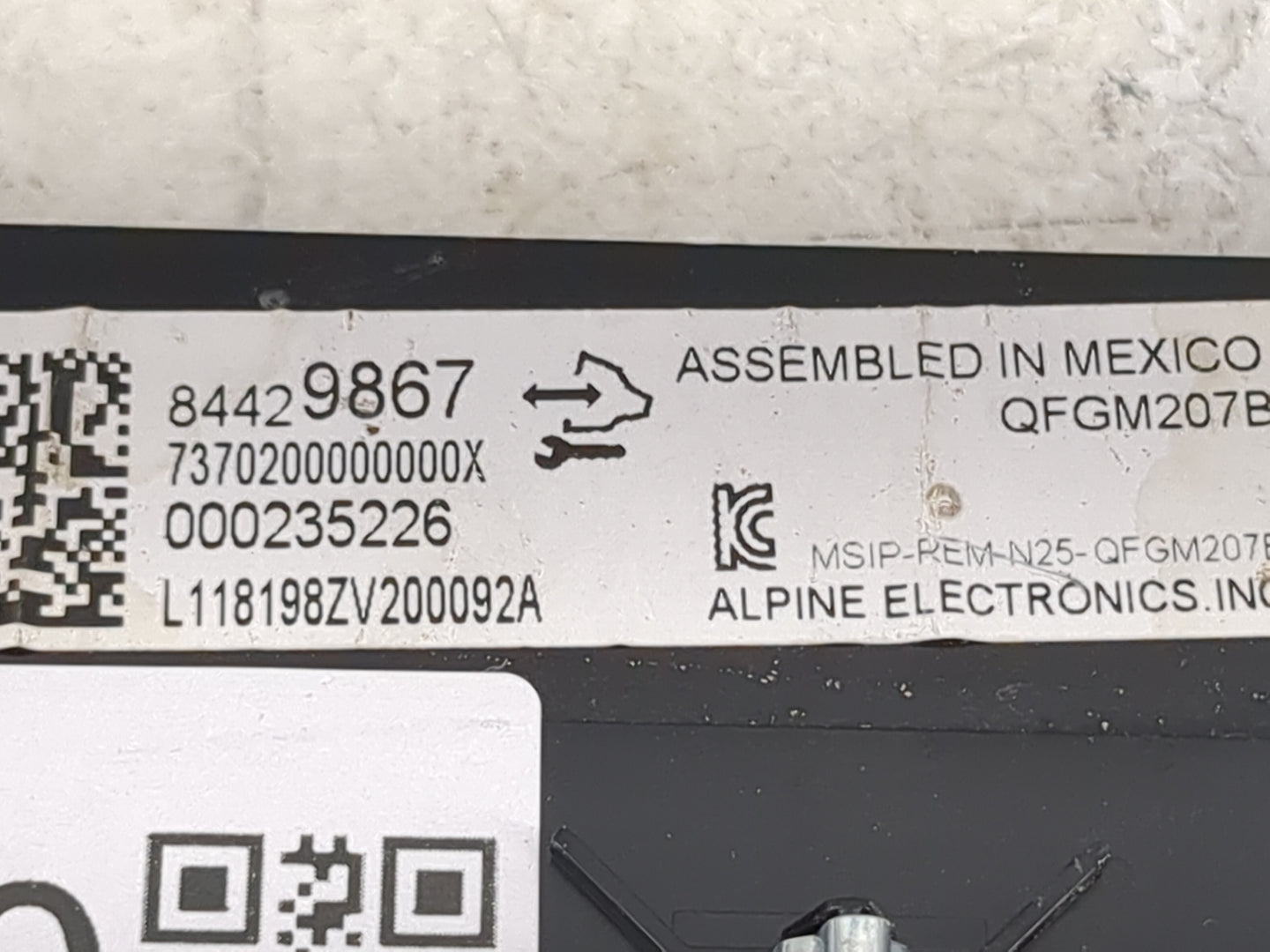 2014-2020 Chevrolet Impala Climate Control Module Temperature AC/Heater Replacement P/N:84429867 QFGM207B Fits OEM Used Auto