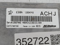 2017-2019 Chevrolet Impala PCM Engine Control Computer ECU ECM PCU OEM P/N:12685918 12667002, 12698026 Fits Fits 2017 2018 2