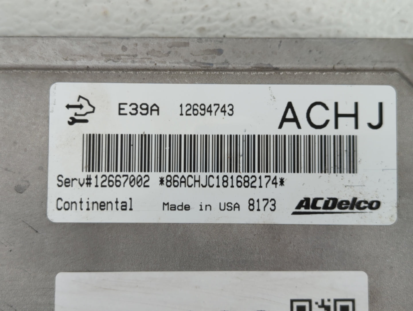 2017-2019 Chevrolet Impala PCM Engine Control Computer ECU ECM PCU OEM P/N:12694743 12667002, 12685918 Fits Fits 2017 2018 2