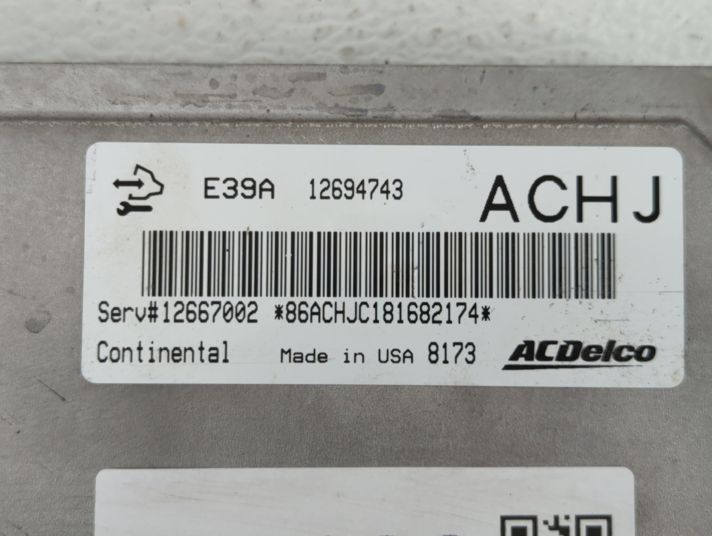 2017-2019 Chevrolet Impala PCM Engine Control Computer ECU ECM PCU OEM P/N:12694743 12667002, 12685918 Fits Fits 2017 2018 2