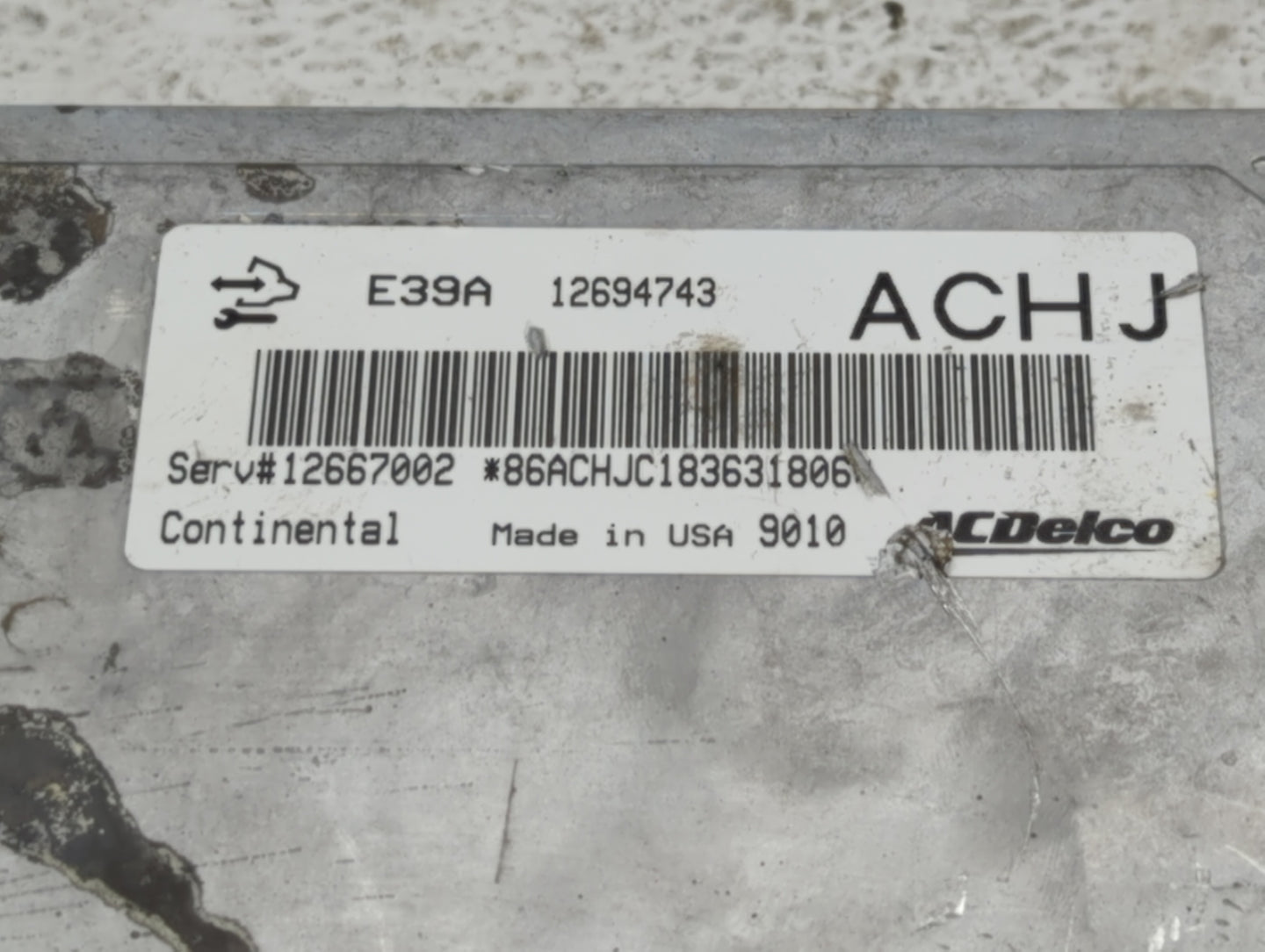 2017-2020 Chevrolet Impala PCM Engine Control Computer ECU ECM PCU OEM P/N:12667002 12666068 Fits Fits 2017 2018 2019 2020 O
