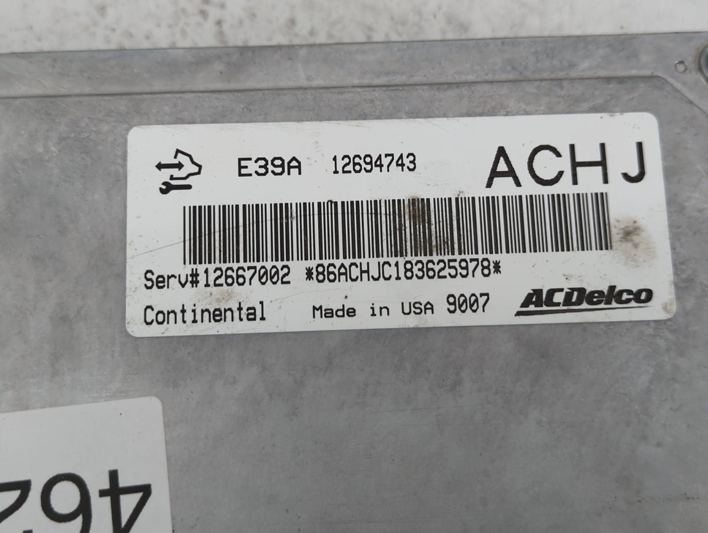 2017-2020 Chevrolet Impala PCM Engine Control Computer ECU ECM PCU OEM P/N:12667002 12666070 Fits Fits 2017 2018 2019 2020 O